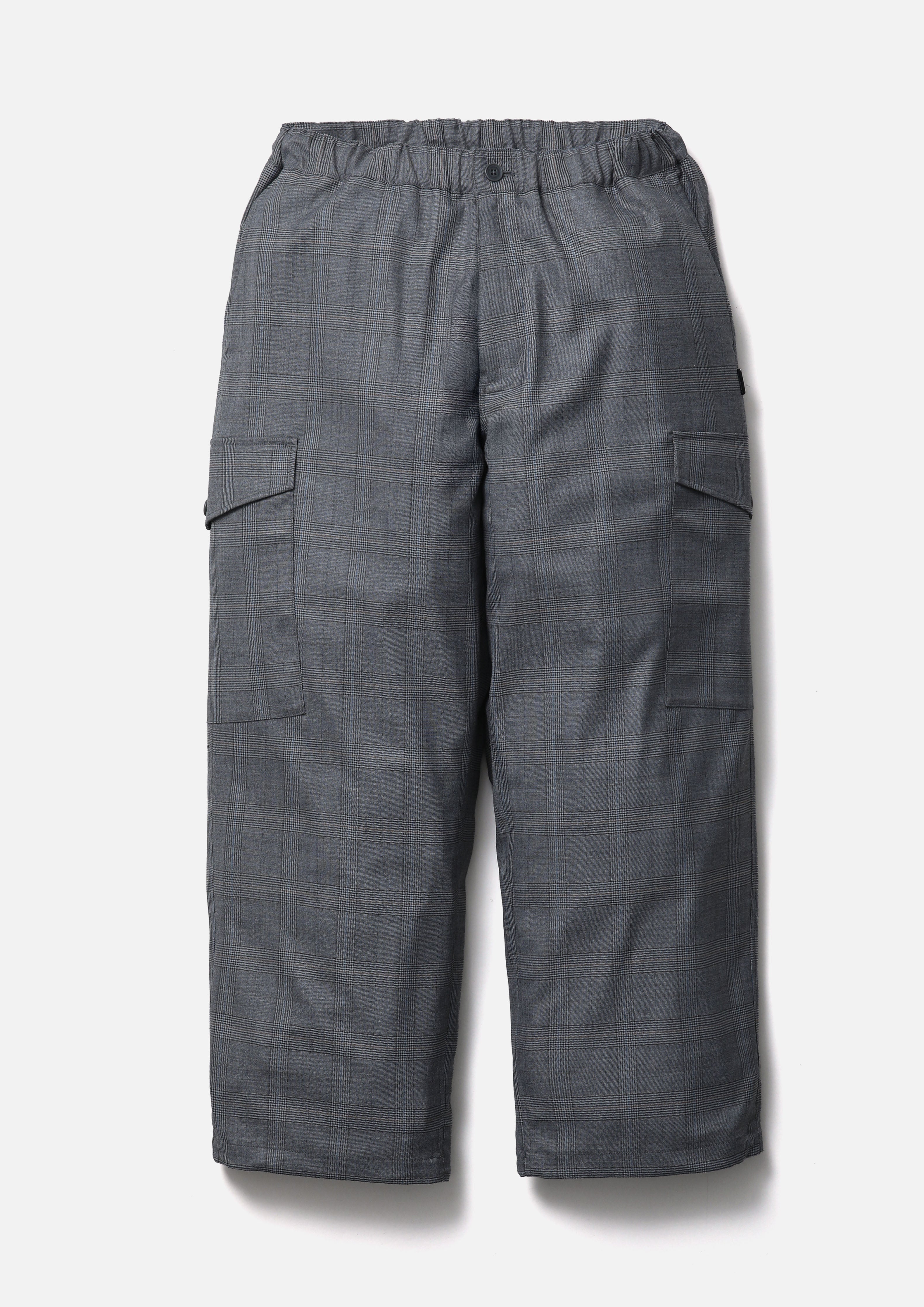 PATTERNED WIDE CARGO PANTS