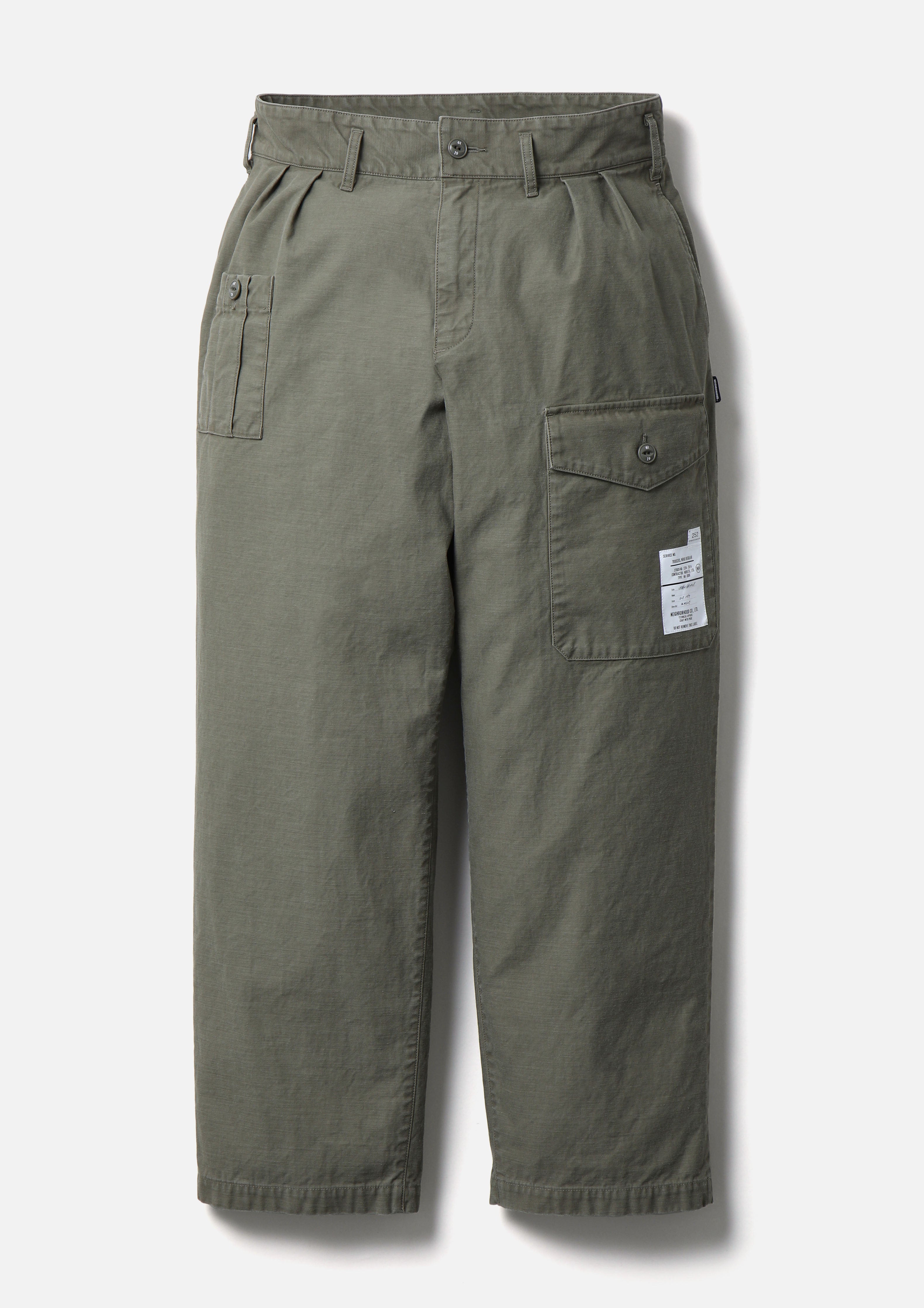 TWO TUCK CARGO PANTS