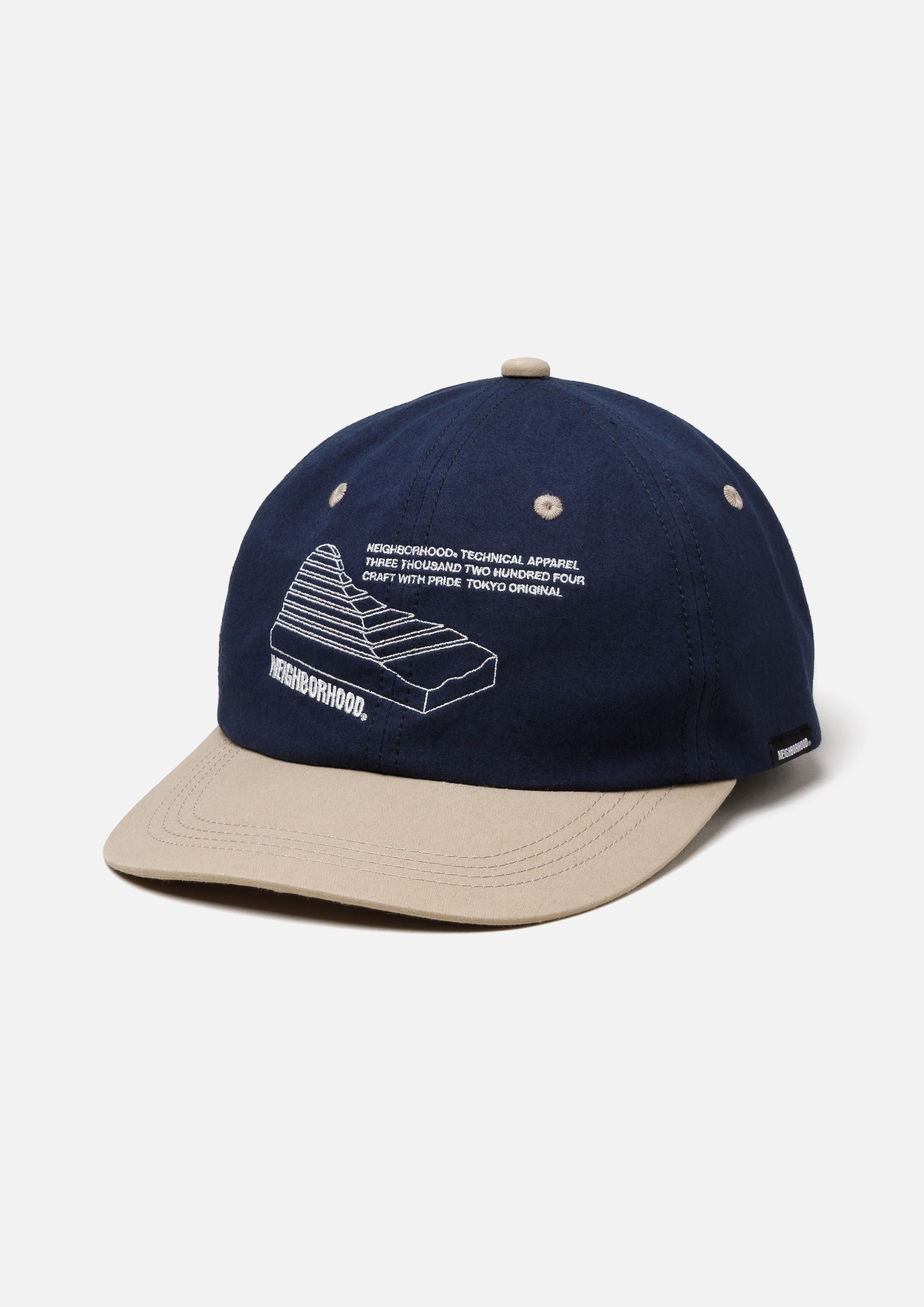 【新品】NEIGHBORHOOD CREW HAT INDIGO BICOLOR DAD CAP