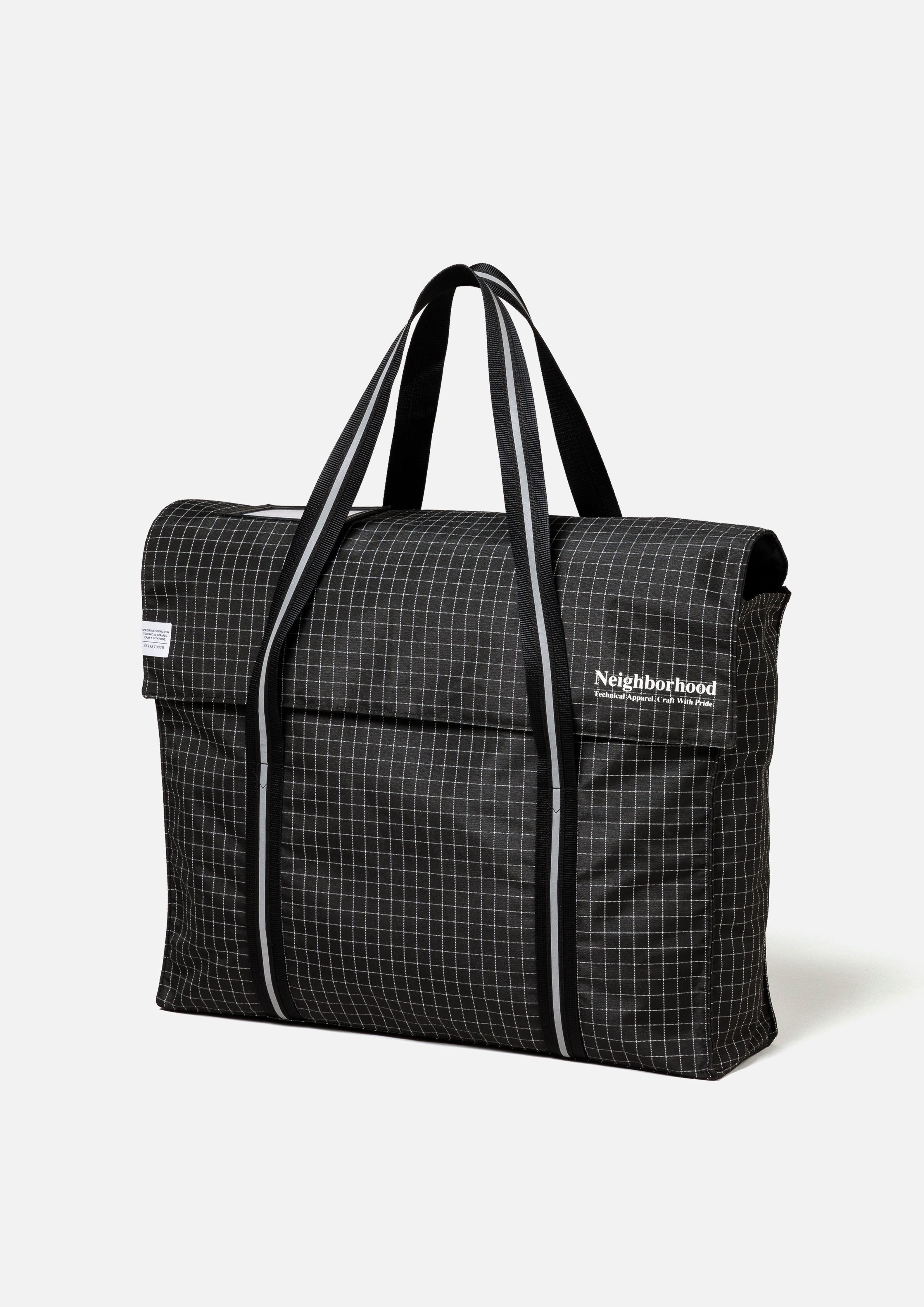 REFLECTIVE FLAP TOTE BAG