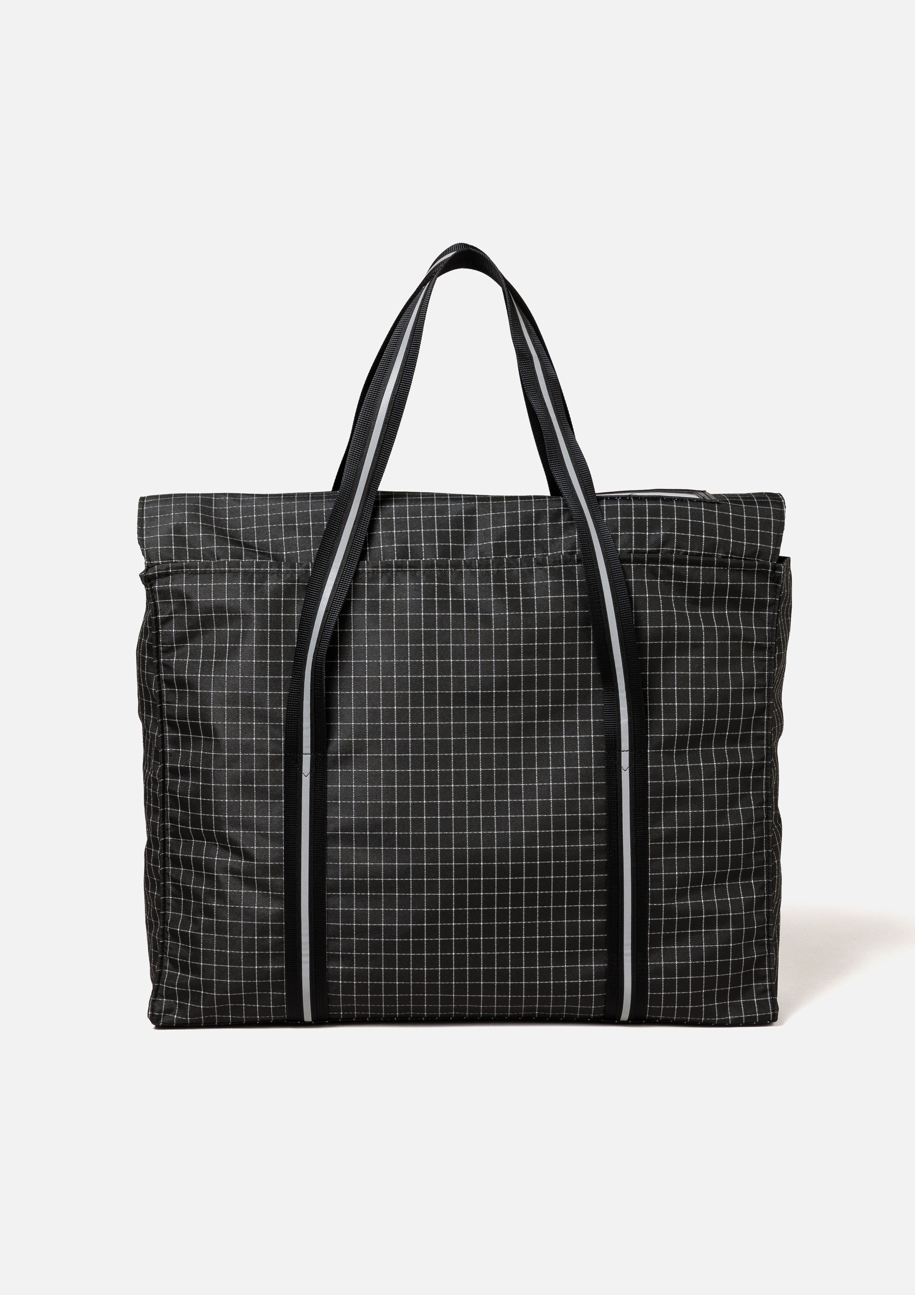 REFLECTIVE FLAP TOTE BAG