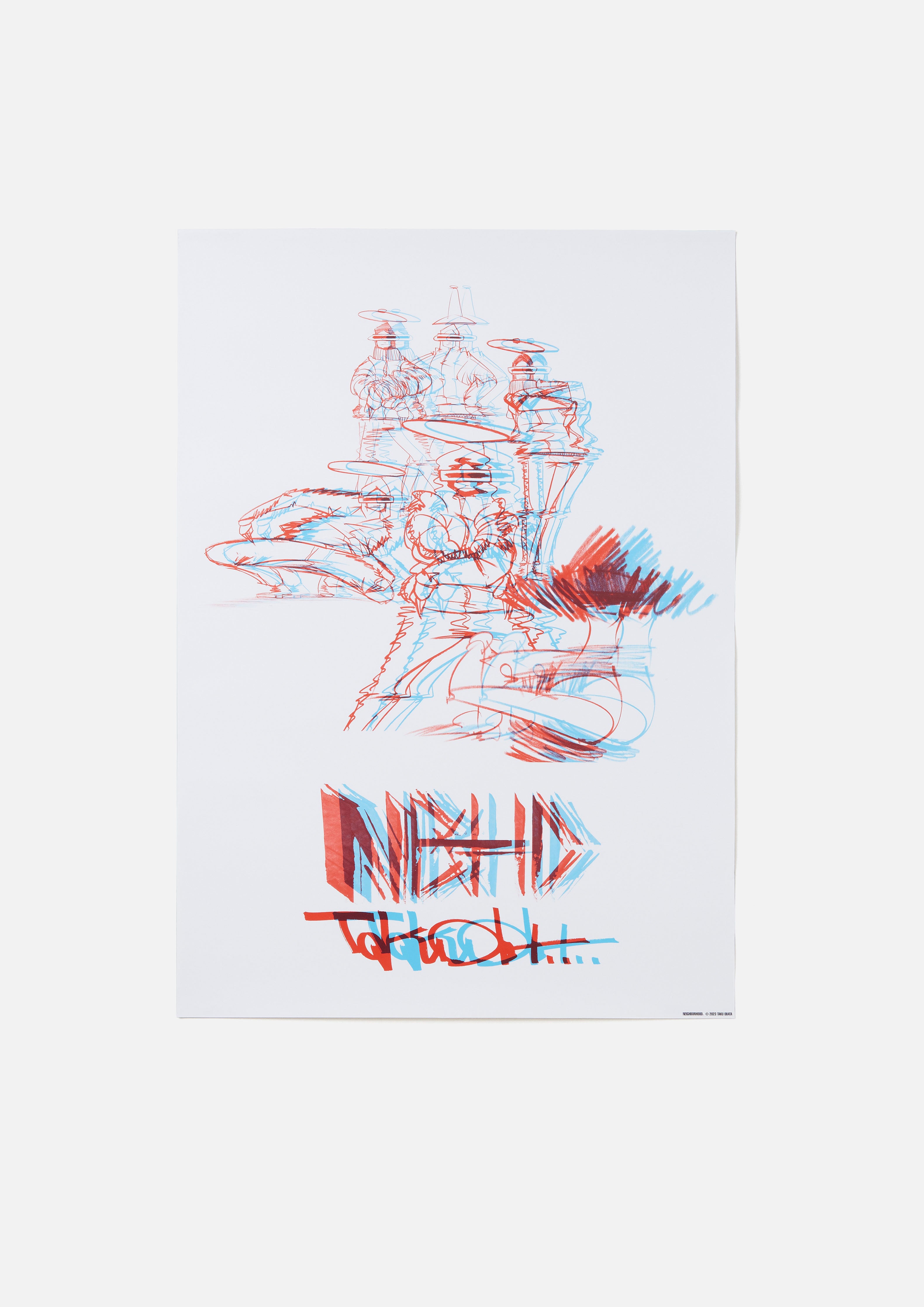 NEIGHBORHOOD NH x TAKU OBATA . POSTER-