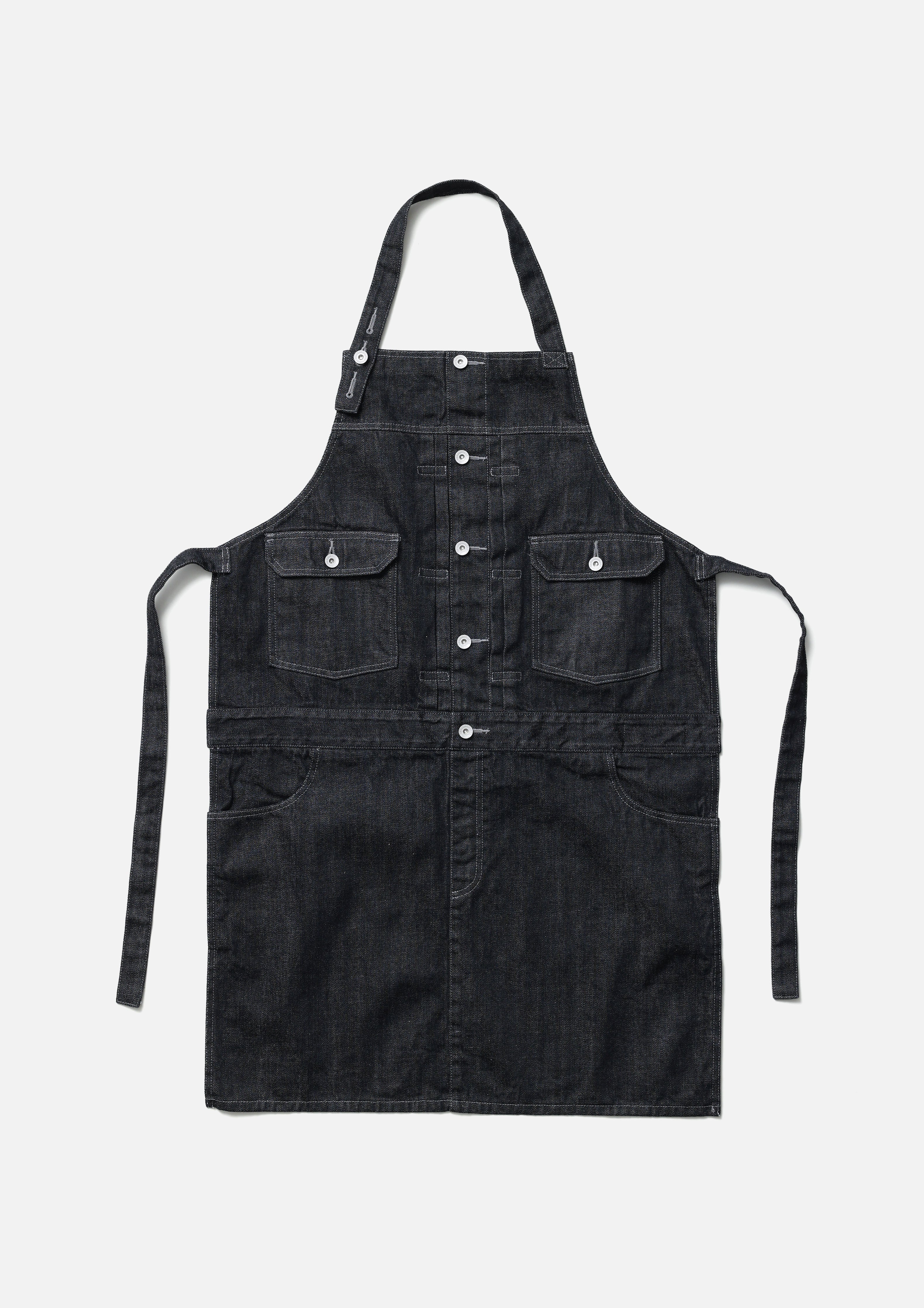 NEIGHBORHOOD DENIM APRON デニムエプロン BLACK DENIM APRON