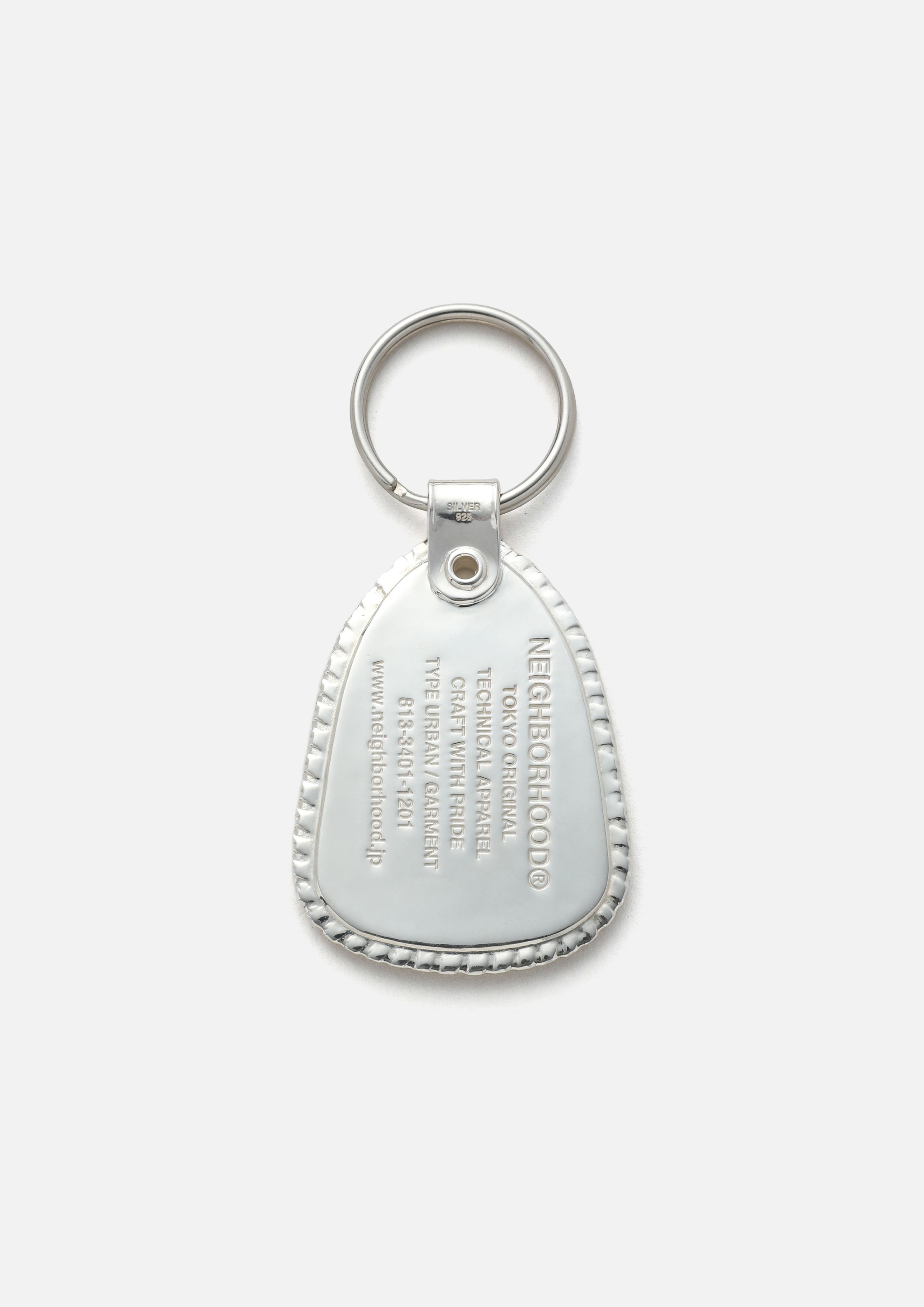 SILVER ADVERTISING KEYHOLDER