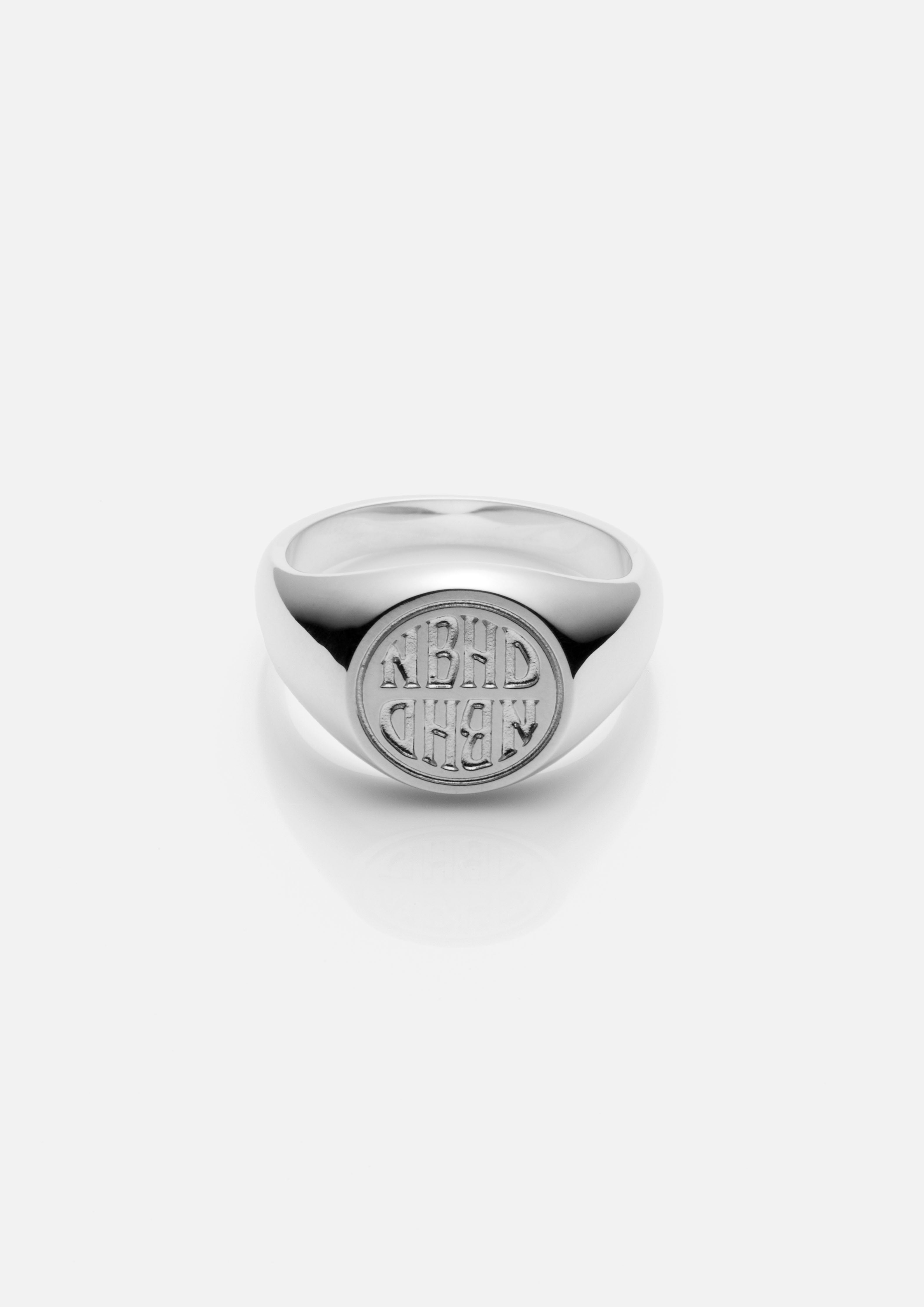 NEIGHBORHOOD SIGNET S-RING - SILVER 17号