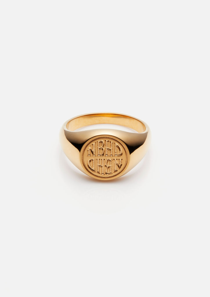 GOLD SIGNET RING