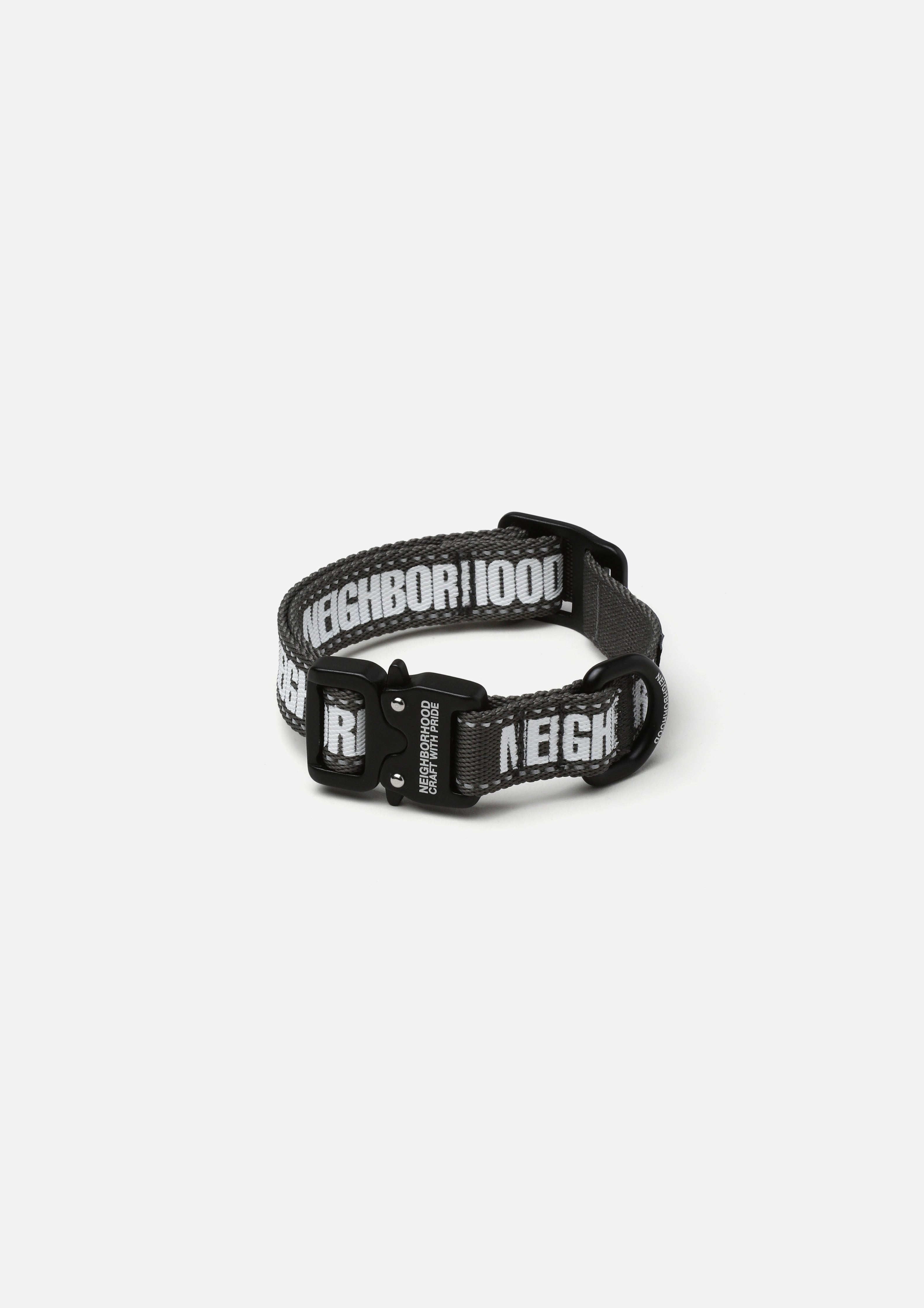 NEIGHBORHOOD グレー犬用首輪　DOG COLLAR NARROW DOG COLLAR NARROW