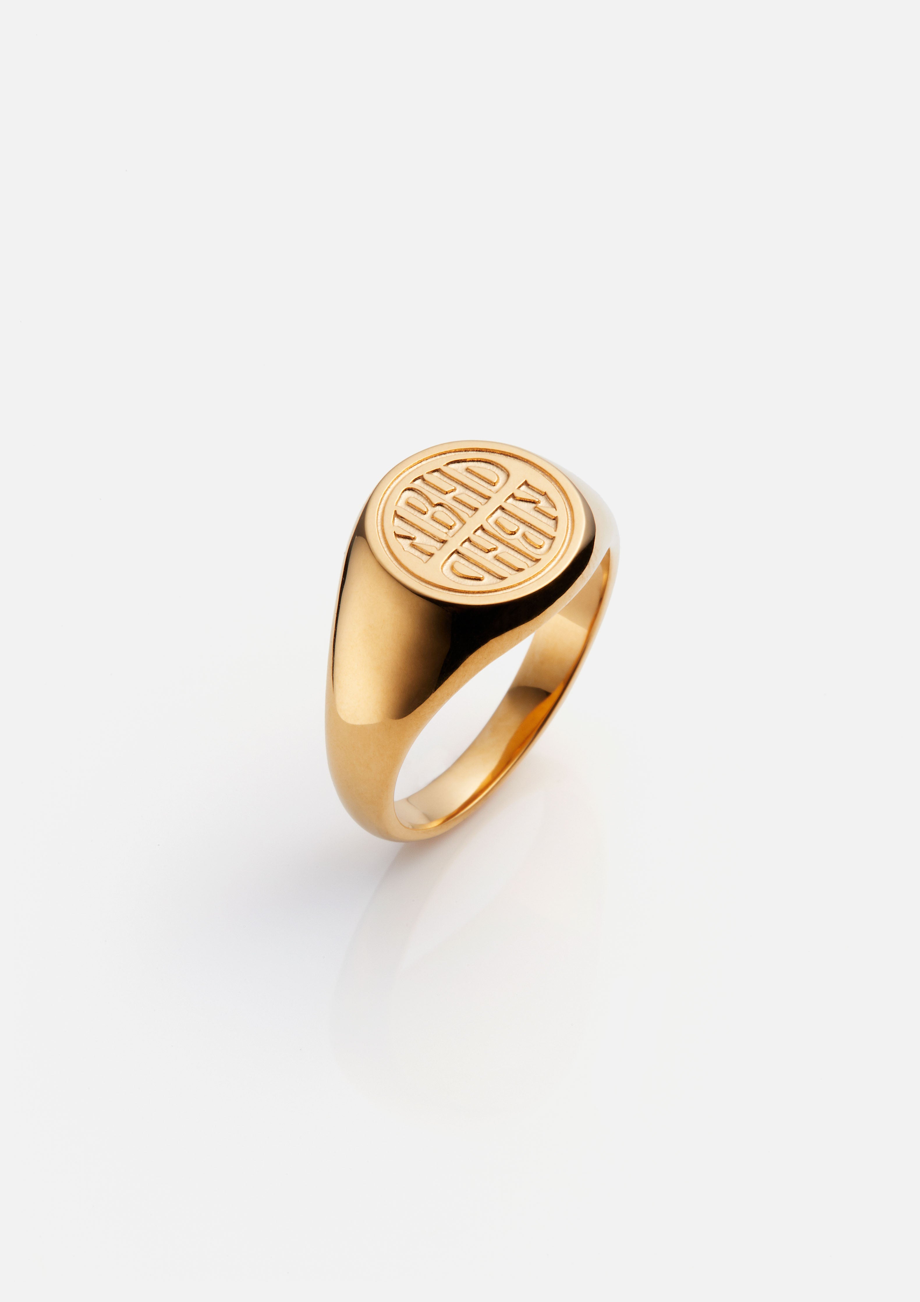 GOLD SIGNET RING