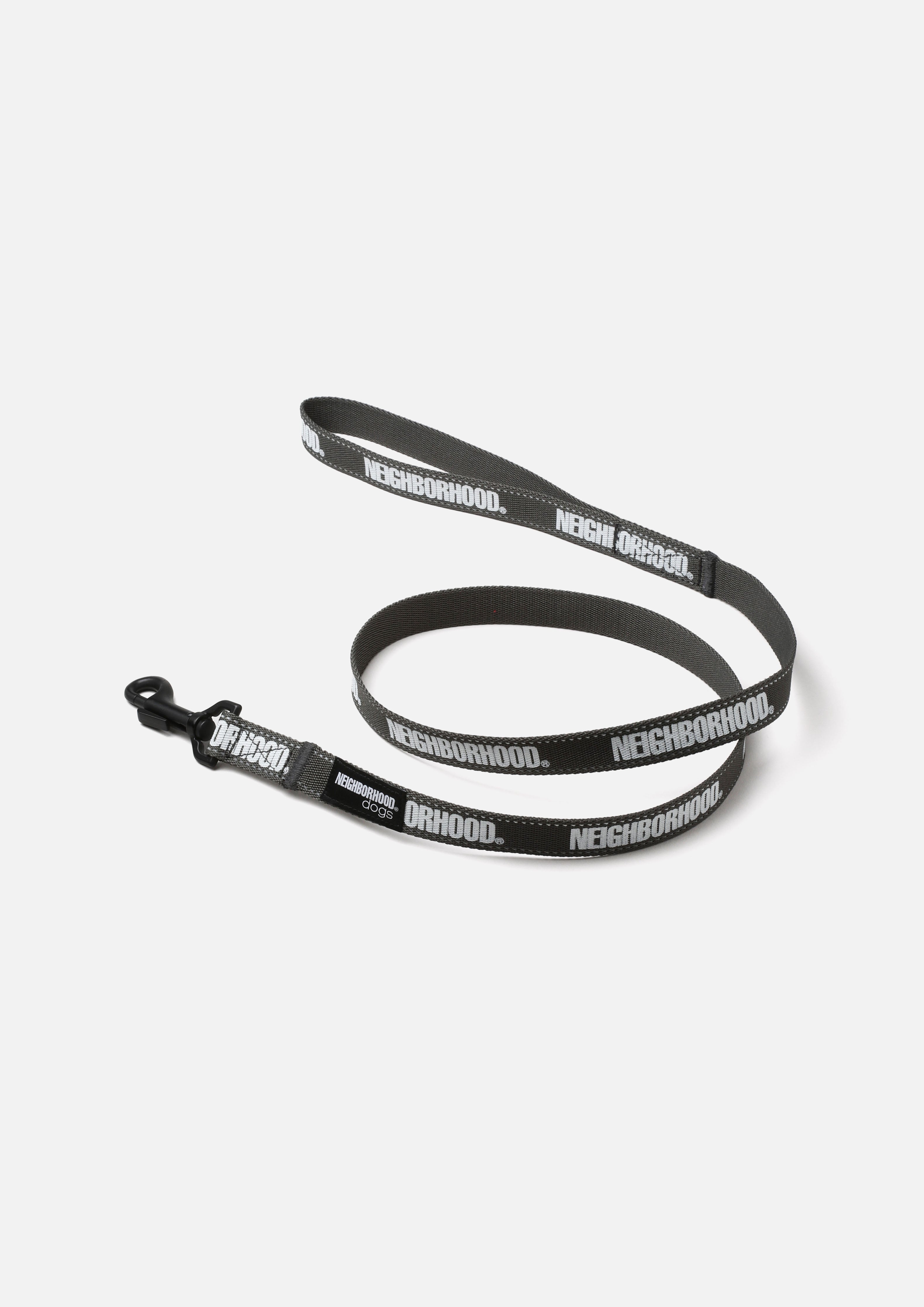 首輪・ハーネス・リード NEIGHBORHOOD DOG LEASH NARROW GLAY DOG LEASH NARROW