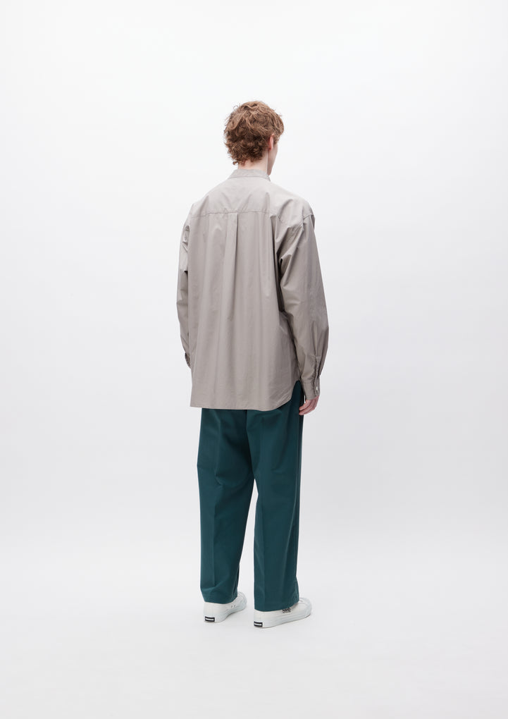 BANDCOLLAR SHIRT LS