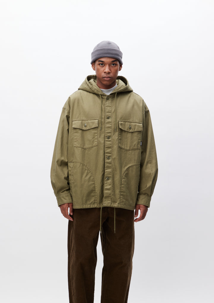 HOODED SHIRT LS