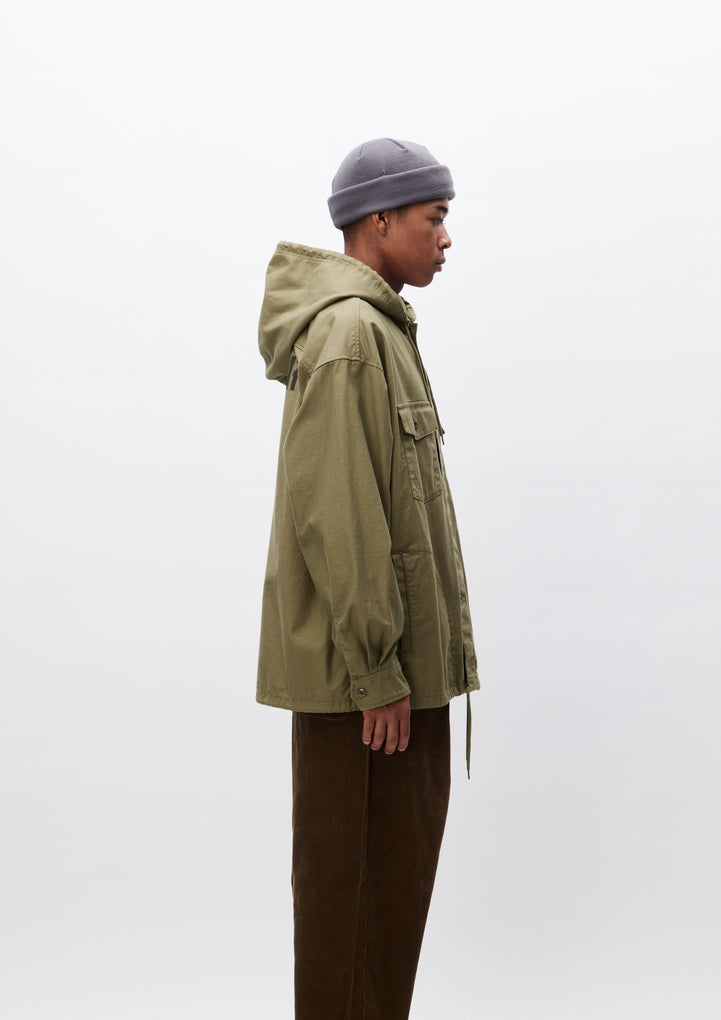 HOODED SHIRT LS