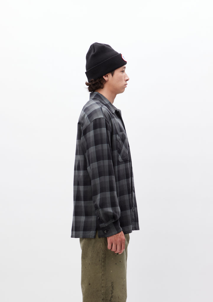 HALF HOMBRE CHECK SHIRT LS