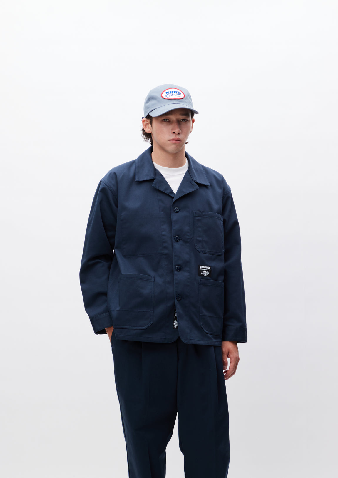 NH X DICKIES . COVERALL JACKET ネイビー