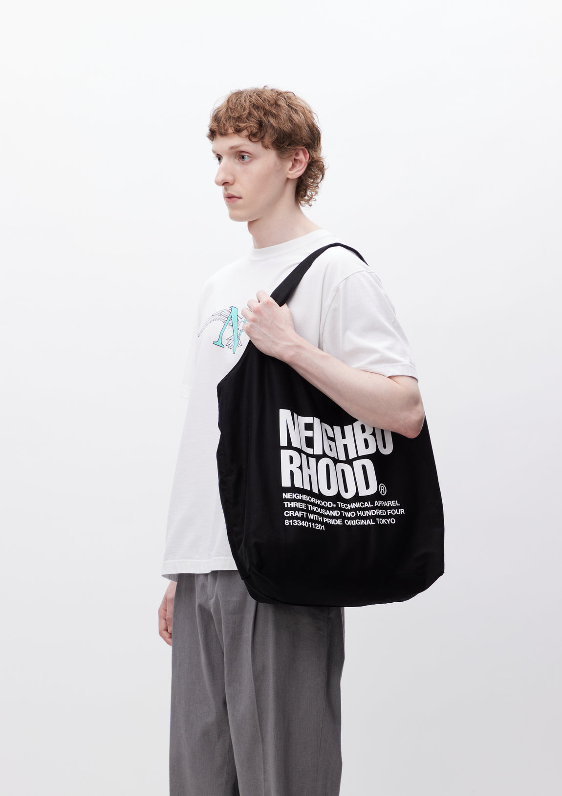 強い雪 NEIGHBORHOOD LOGO PRINT TOTE BAG 2色セット - バッグ