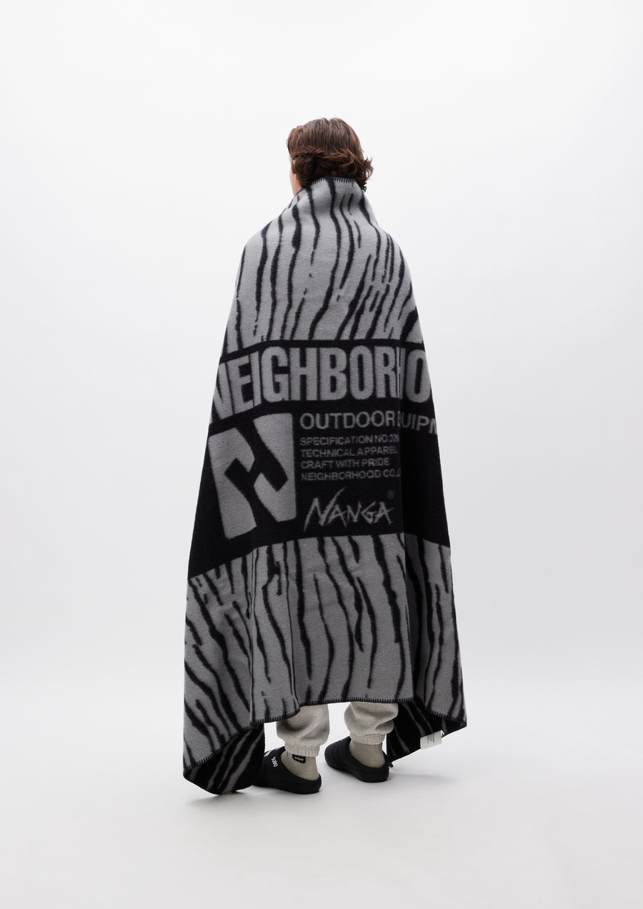 NH X NANGA . TIGER PATTERN WOOL BLANKET