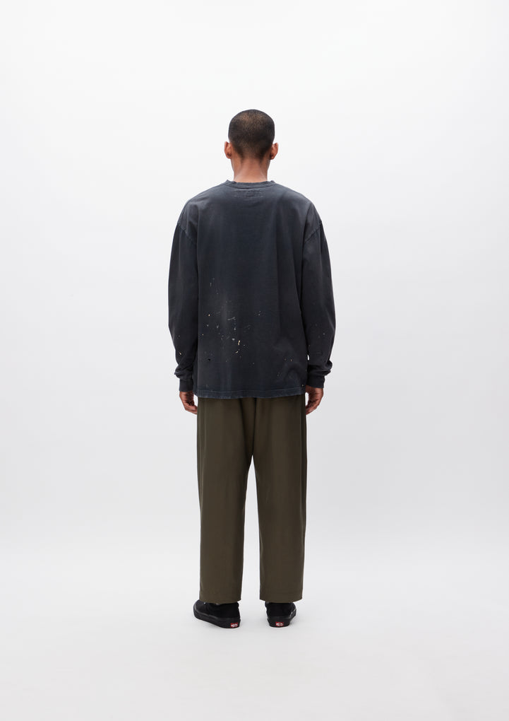 DAMAGE CREWNECK LS