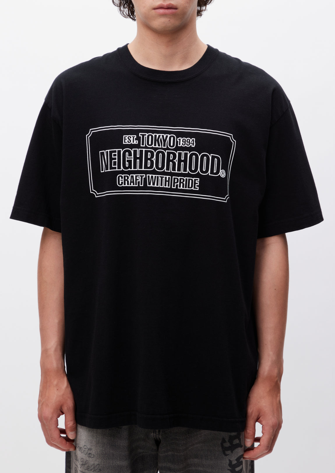 NEIGHBORHOOD NH.TEE SS-1 23AW ネイバーフッド Tシャツ GREEN 232PCNH-ST01【004】約235cmN