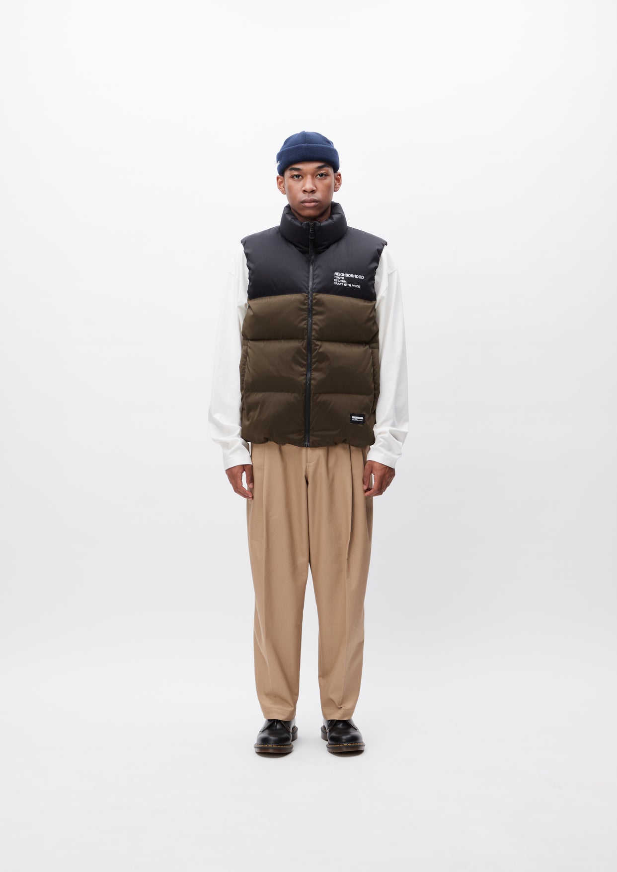 NEIGHBORHOOD CLASSIC DOWN VEST GRAY