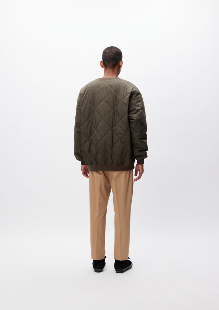 QUILTING PULLOVER SHIRT LS