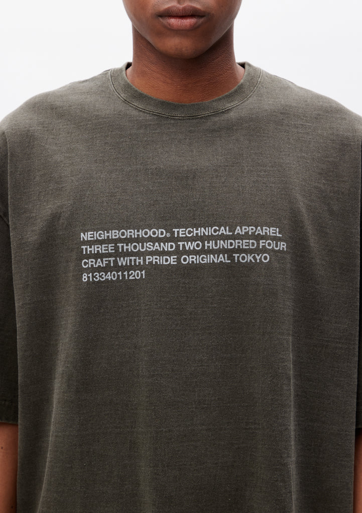 PIGMENT DYED CREWNECK SS