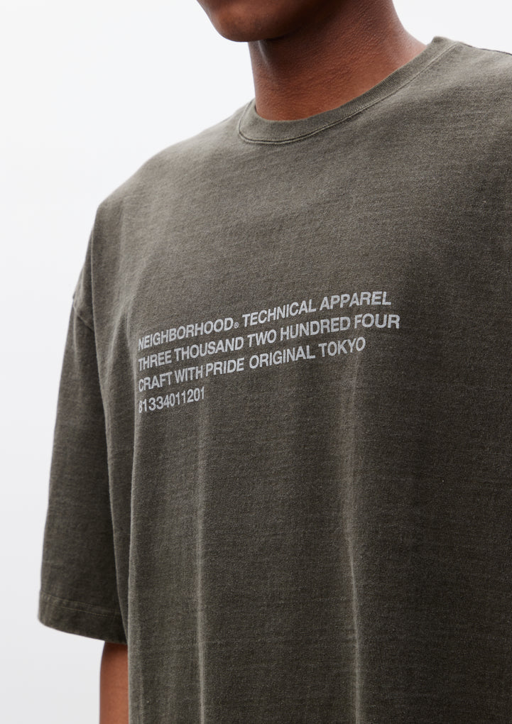 PIGMENT DYED CREWNECK SS