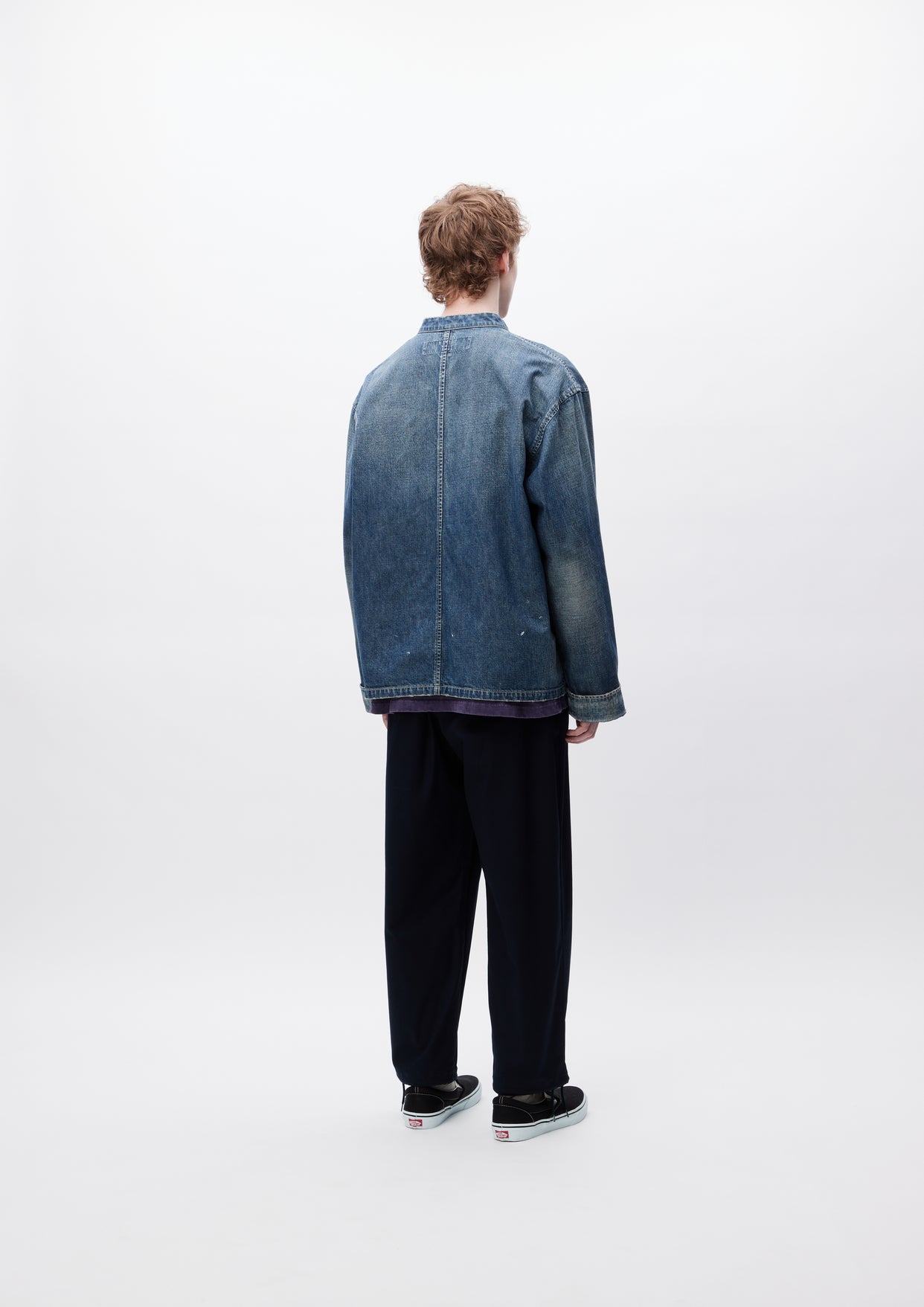 WASHED DENIM KF JACKET