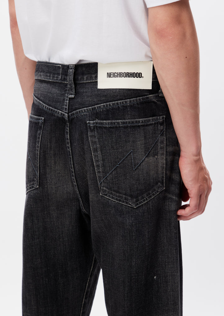 WASHED DENIM DP BASIC PANTS