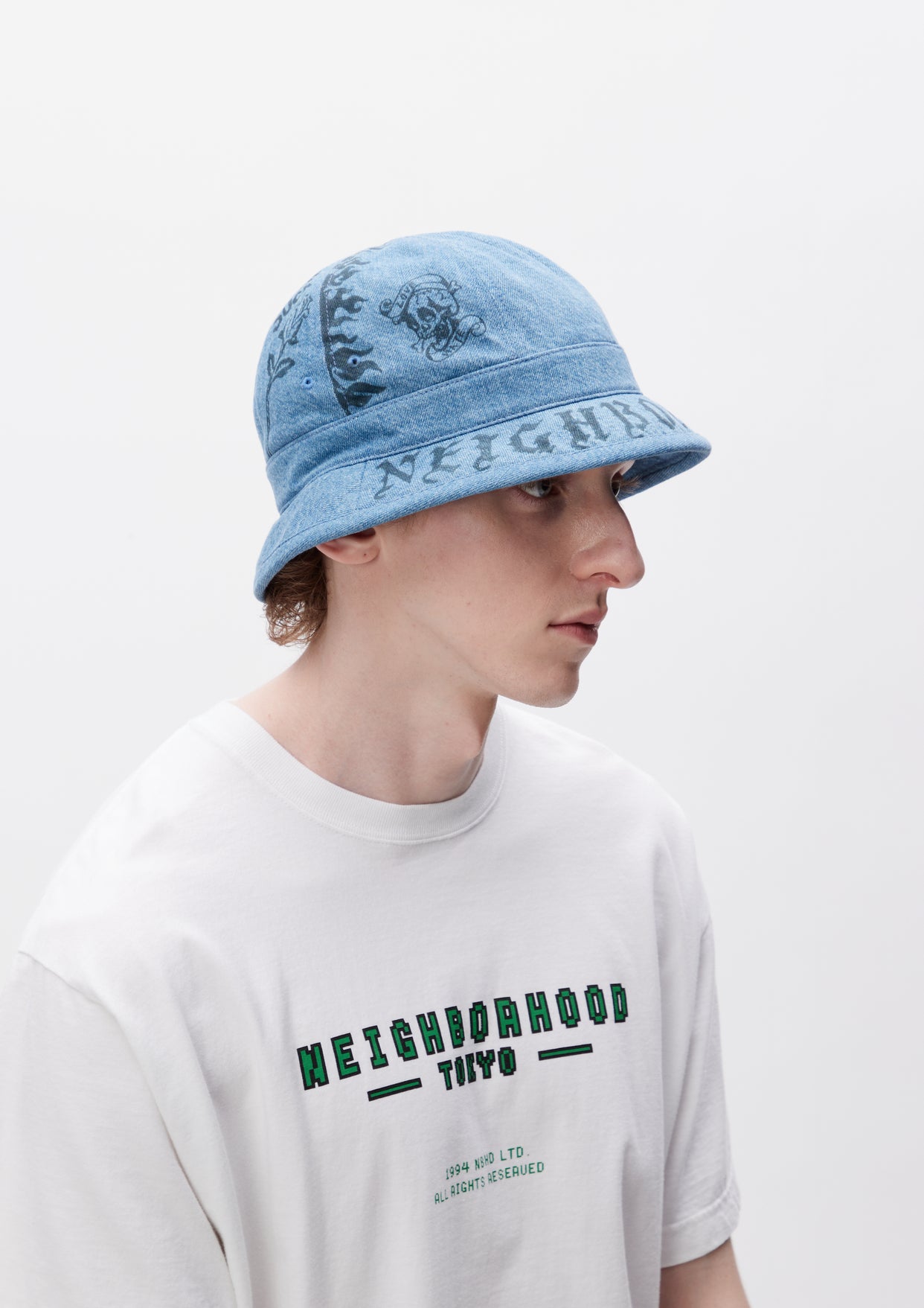 23AW NEIGHBORHOODFADE DENIM BALL HAT - ハット