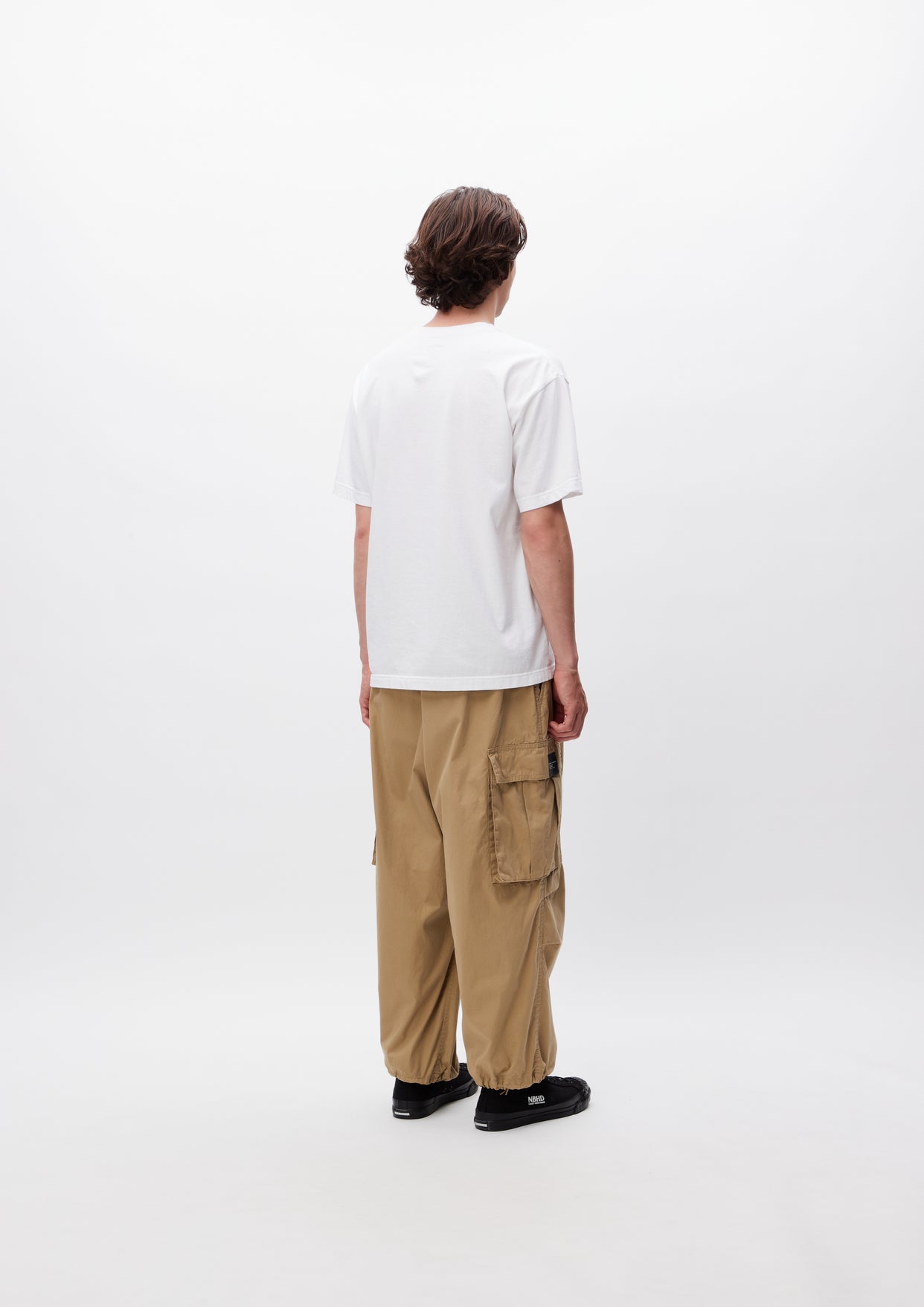 NEIGHBORHOOD WIDE CARGO PANTS KHAKI