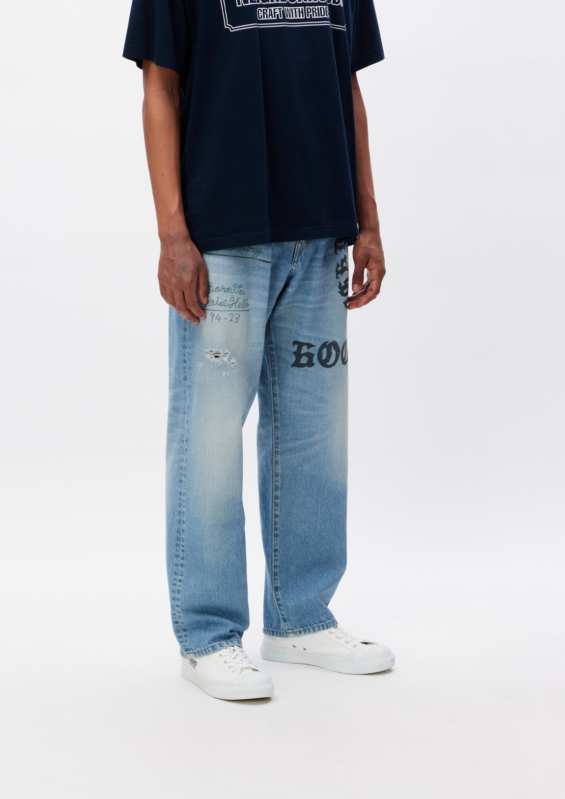 FADE DENIM PANTS