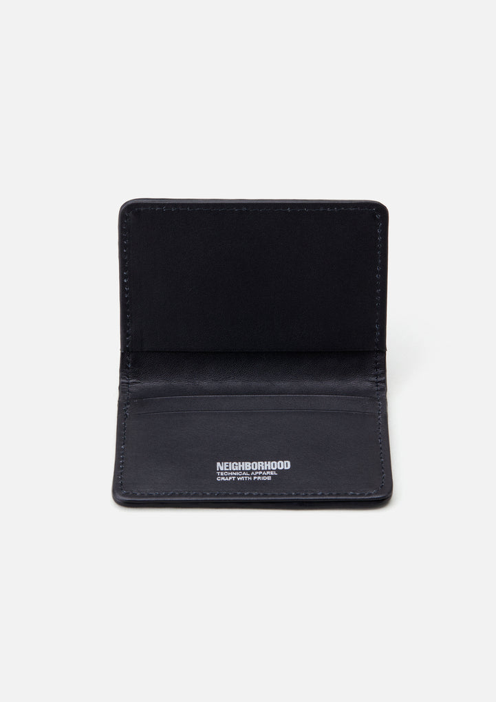 LEATHER MESH CARD CASE