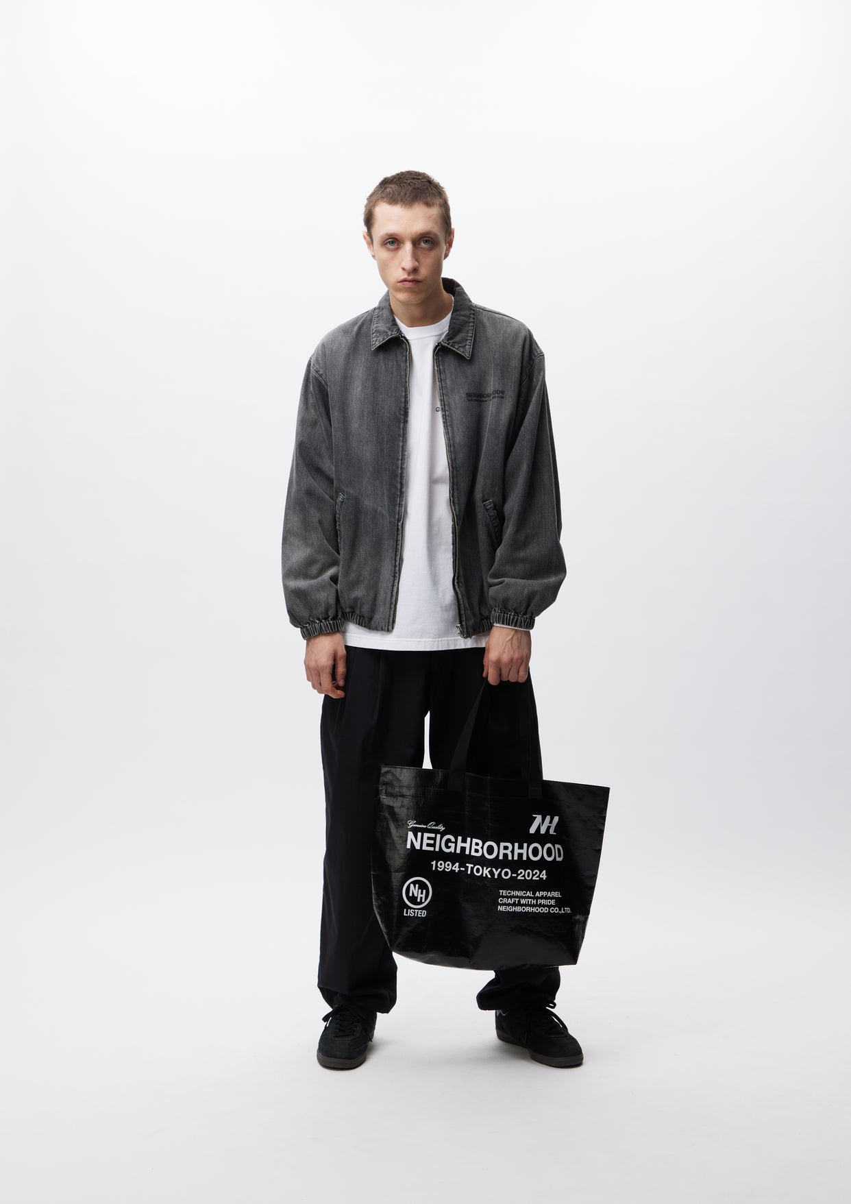 バッグ LOGO FLEXIBLE BAG-M NEIGHBORHOOD LOGO FLEXIBLE BAG-M