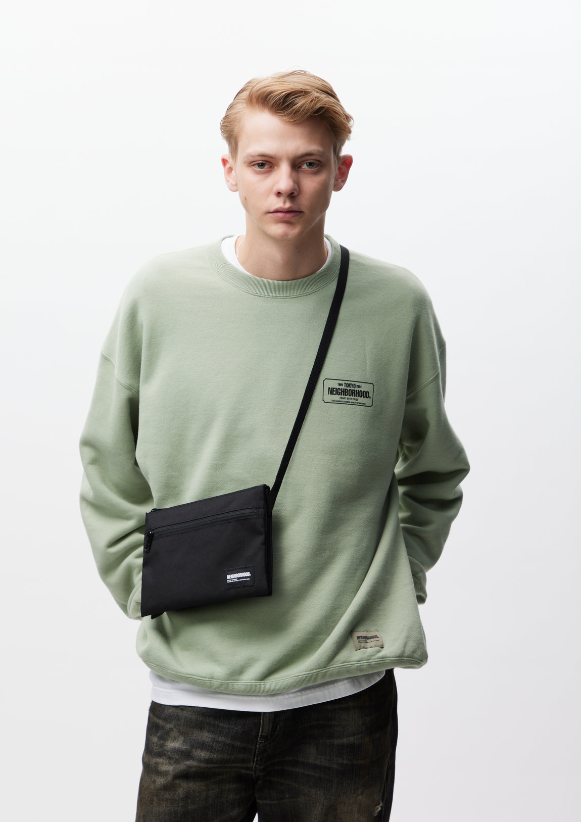 NEIGHBORHOOD / MINI RECTANGLE BAG / BLK