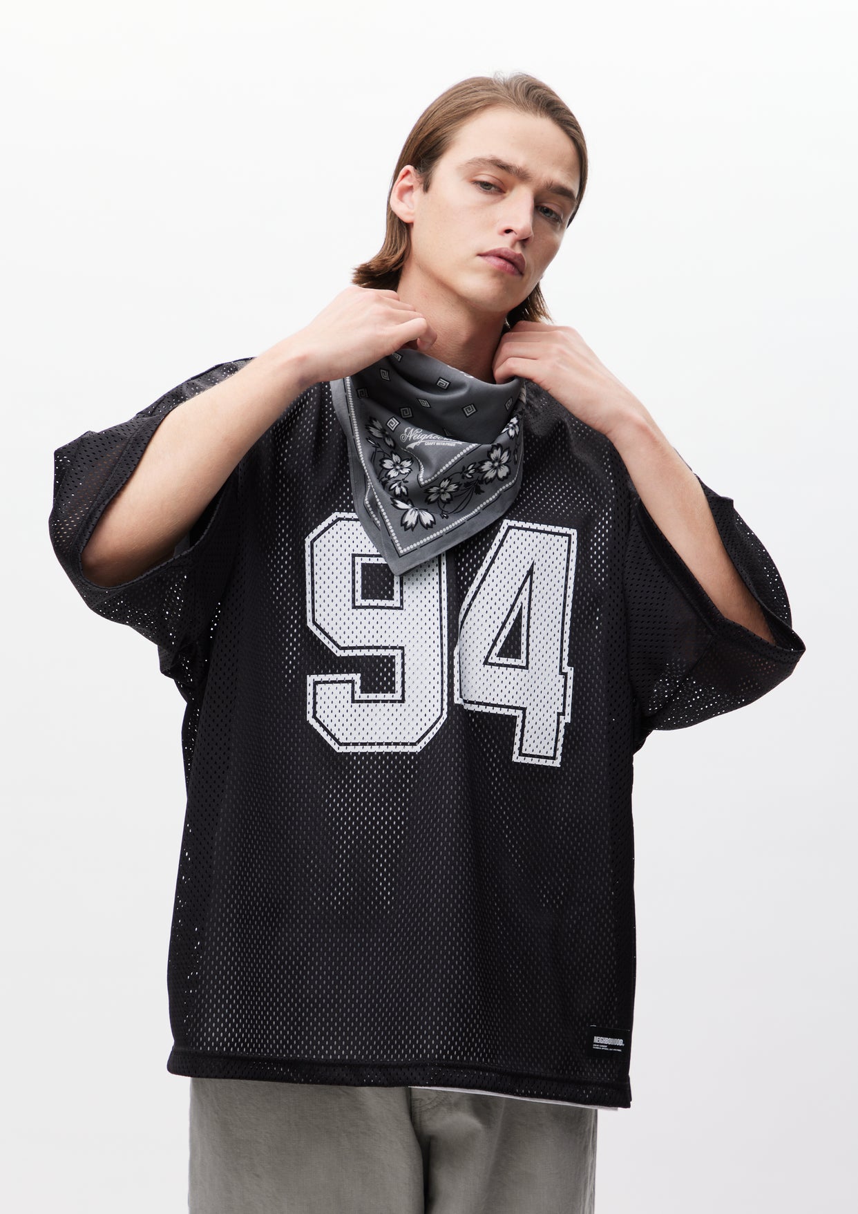 NEIGHBORHOOD hockey S/S XL NEIGHBORHOOD HOCKEY V-NECK SS