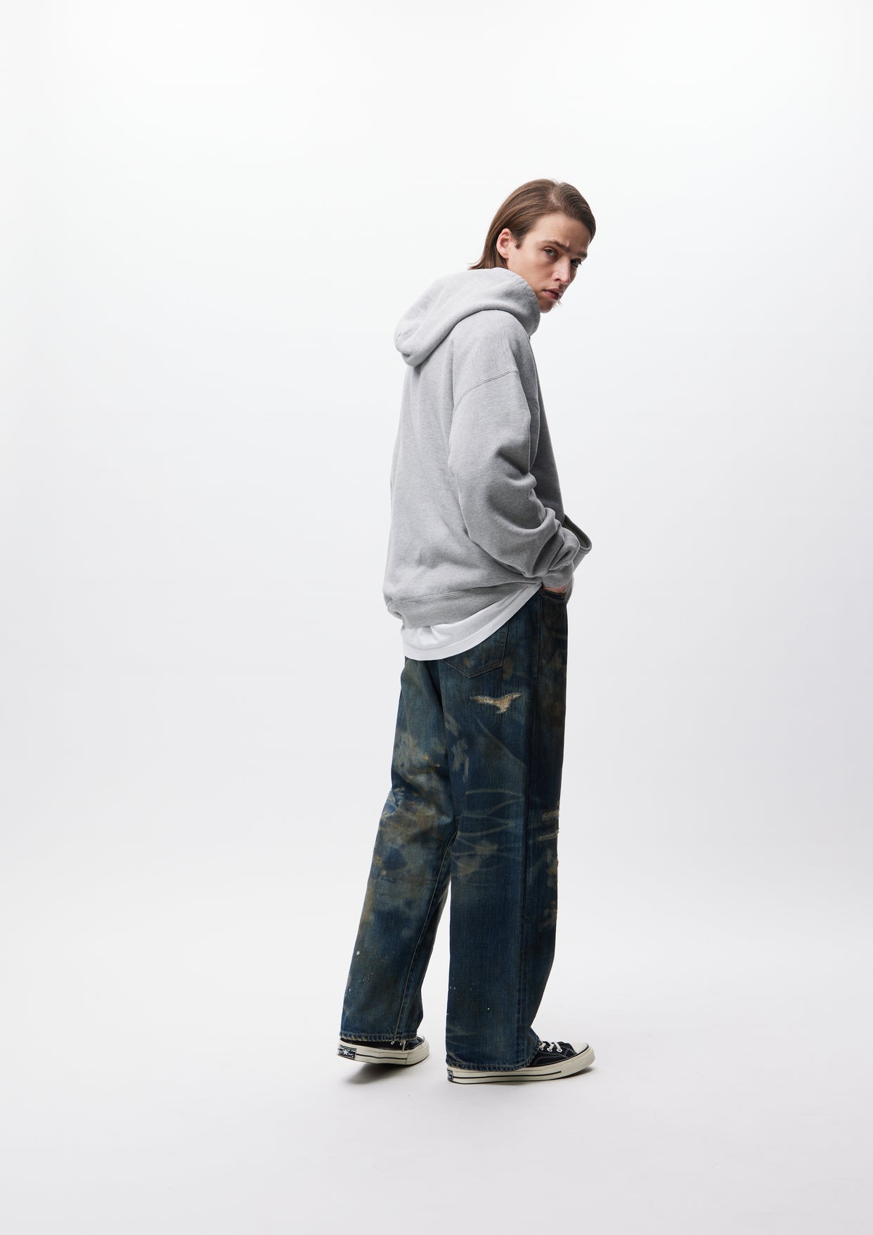 neighborhood SAVAGE DENIM DP WIDE PANTS - consultorioporhora.com.br
