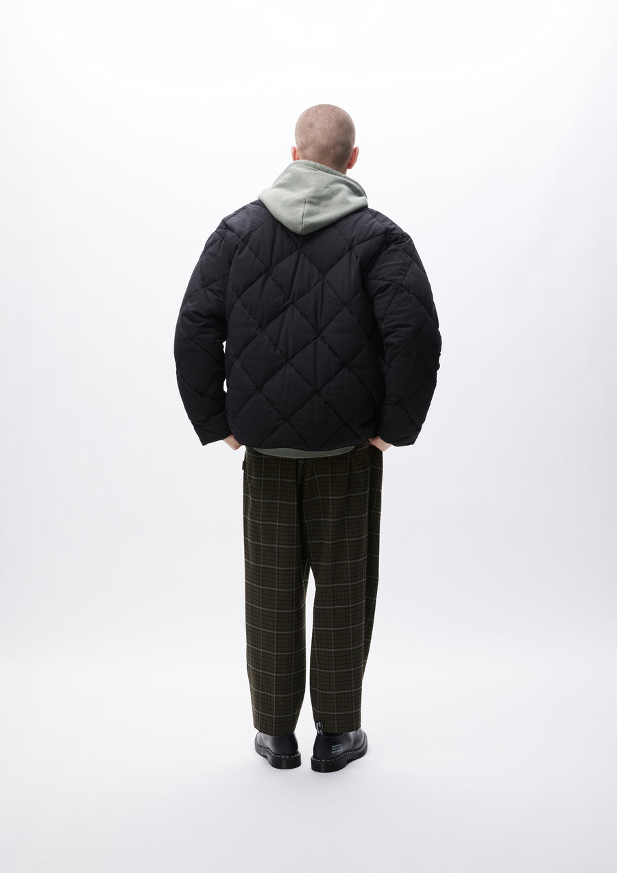 CHECKER DOWN JACKET