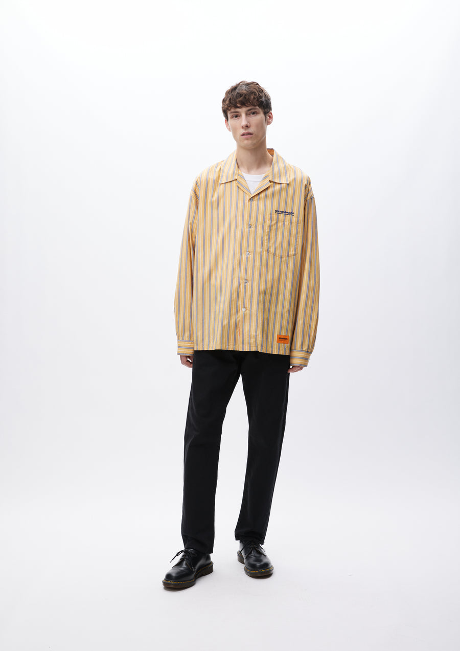 STRIPE WORK SHIRT LS