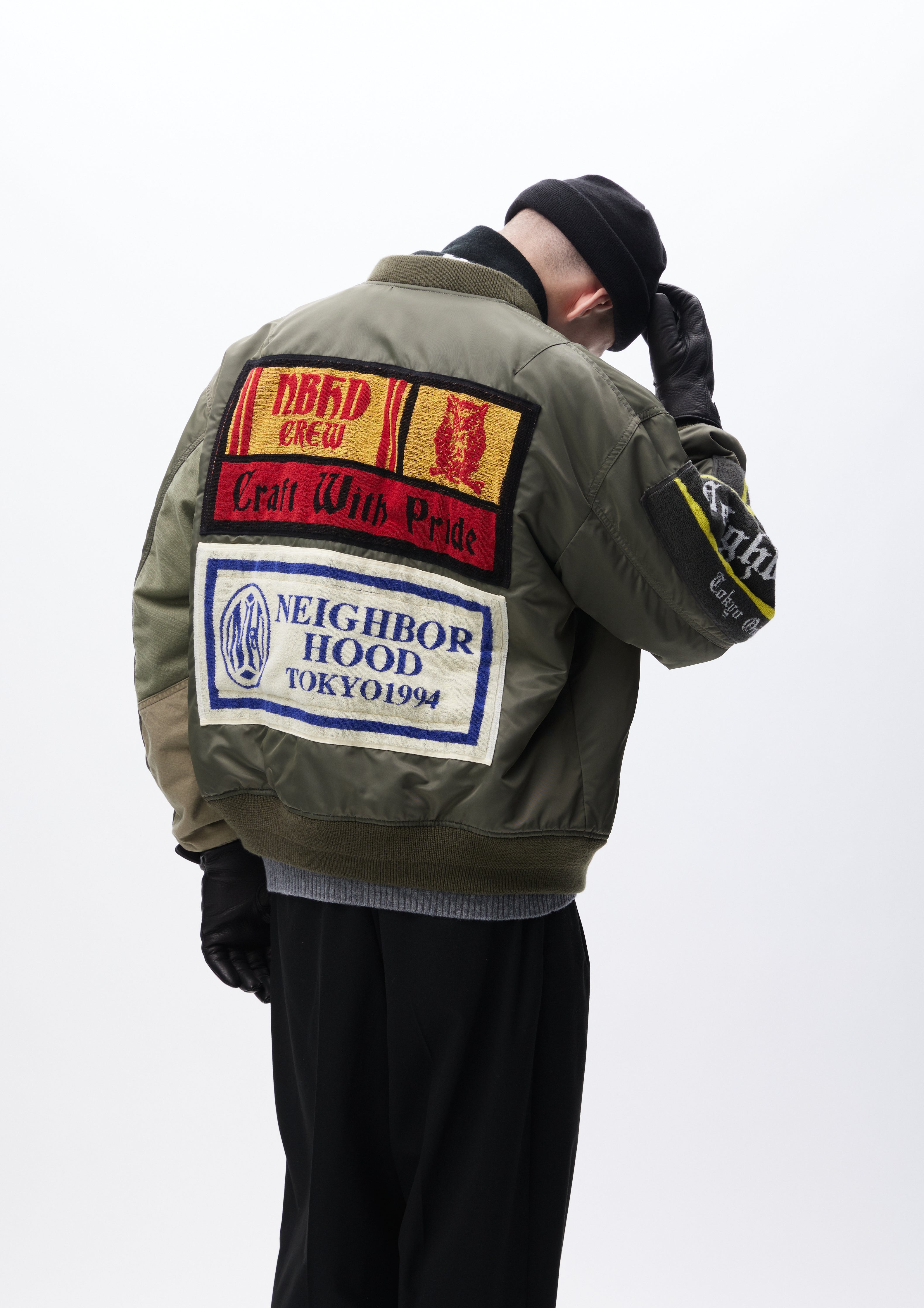 レア NEIGHBORHOOD 初期 MA-1 NHD-09 ネイバーフッド レア NEIGHBORHOOD 初期 MA-1 NHD-09 ネイバーフッド