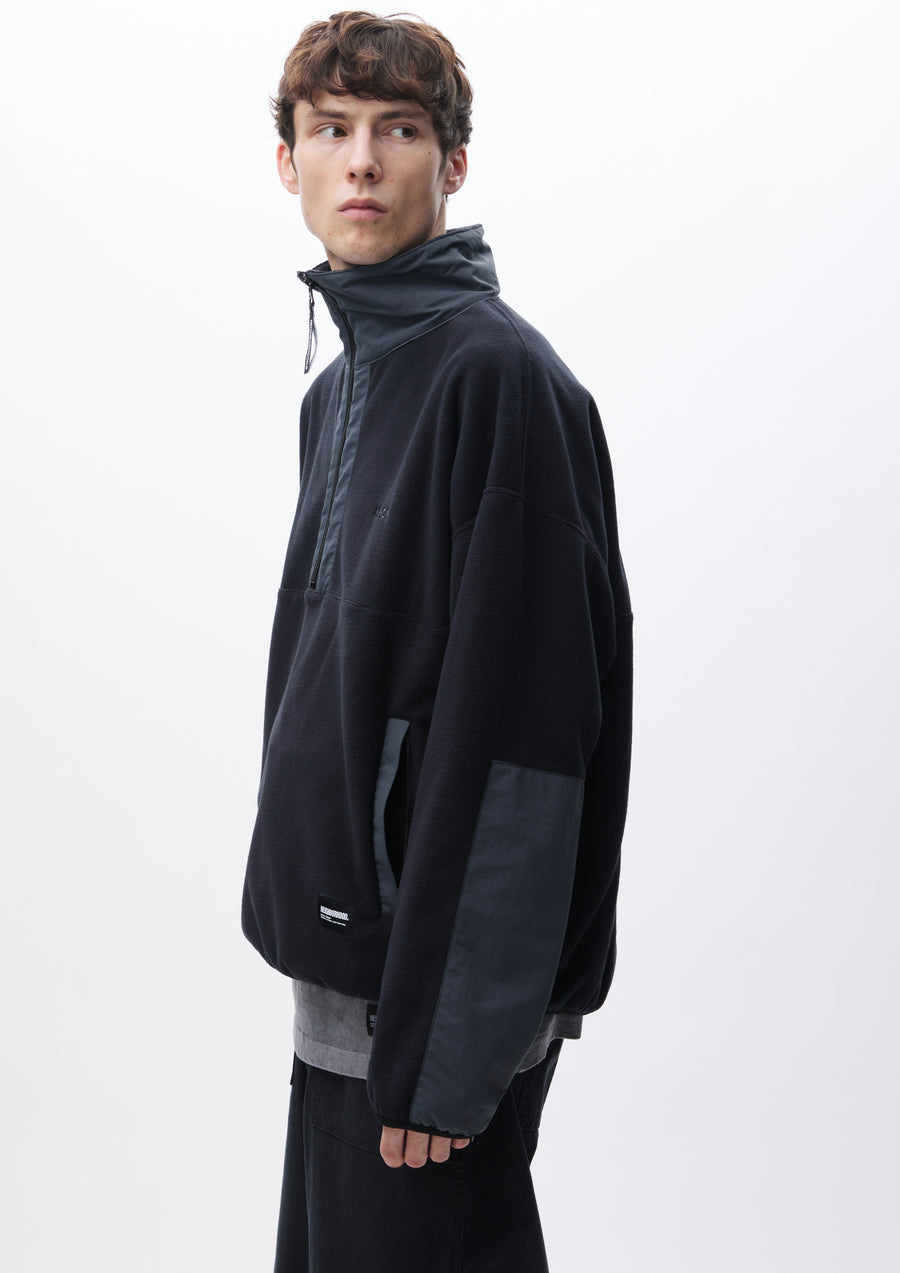 FLEECE HALF ZIP PULLOVER LS