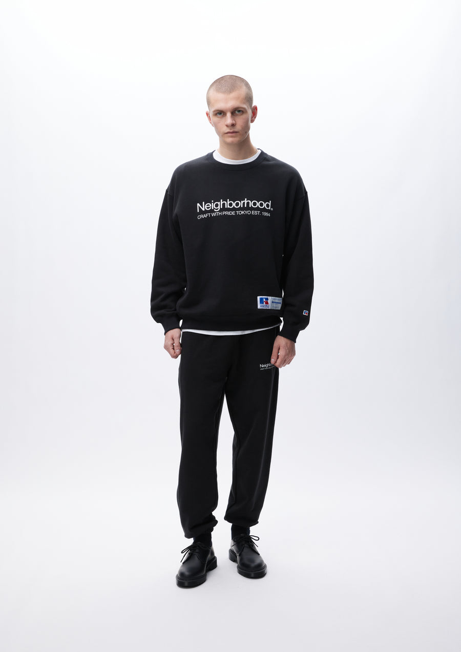 NH X RUSSELL ATHLETIC . SWEAT SHIRT LS