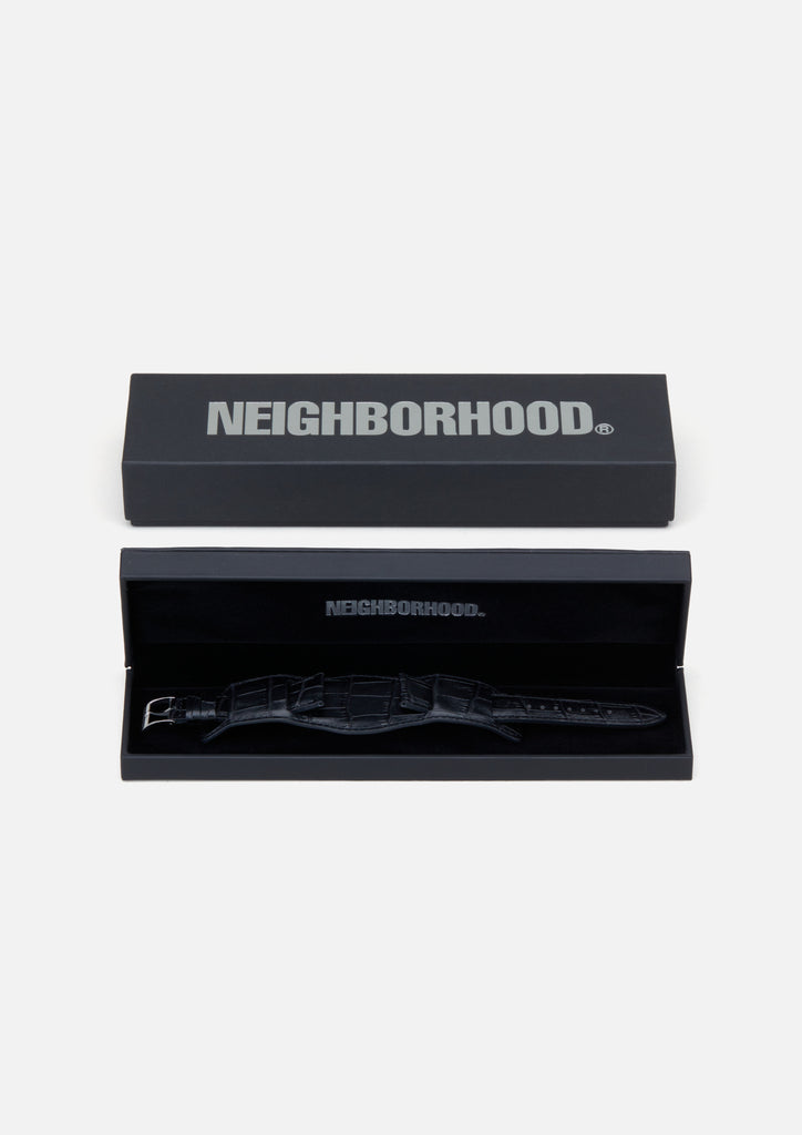 NEIGHBORHOOD LEATHER EMB WATCH BAND 新品