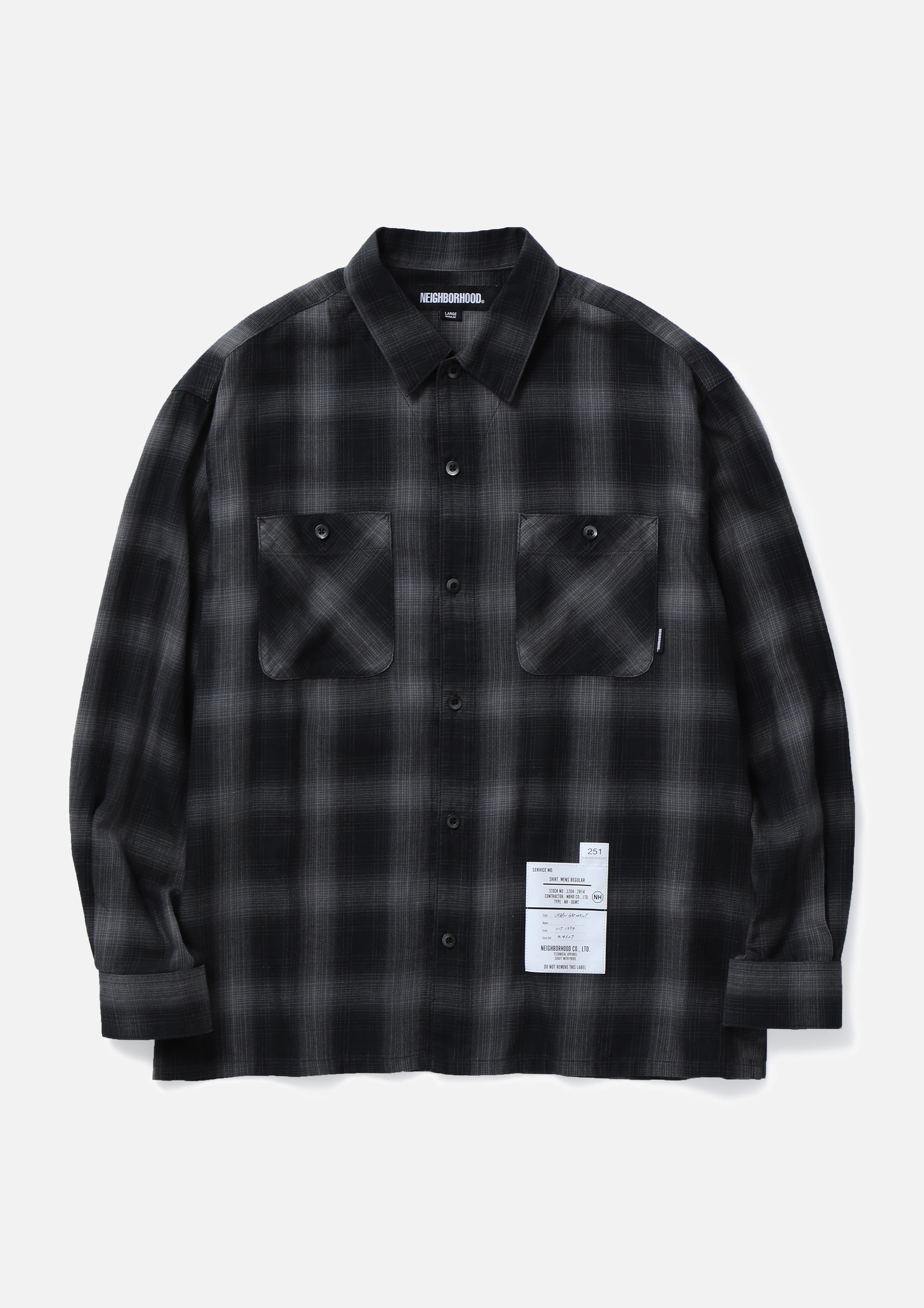 NEIGHBORHOOD 19AW オンブレチェックシャツB&C NEIGHBORHOOD 19AW オンブレチェックシャツB&C