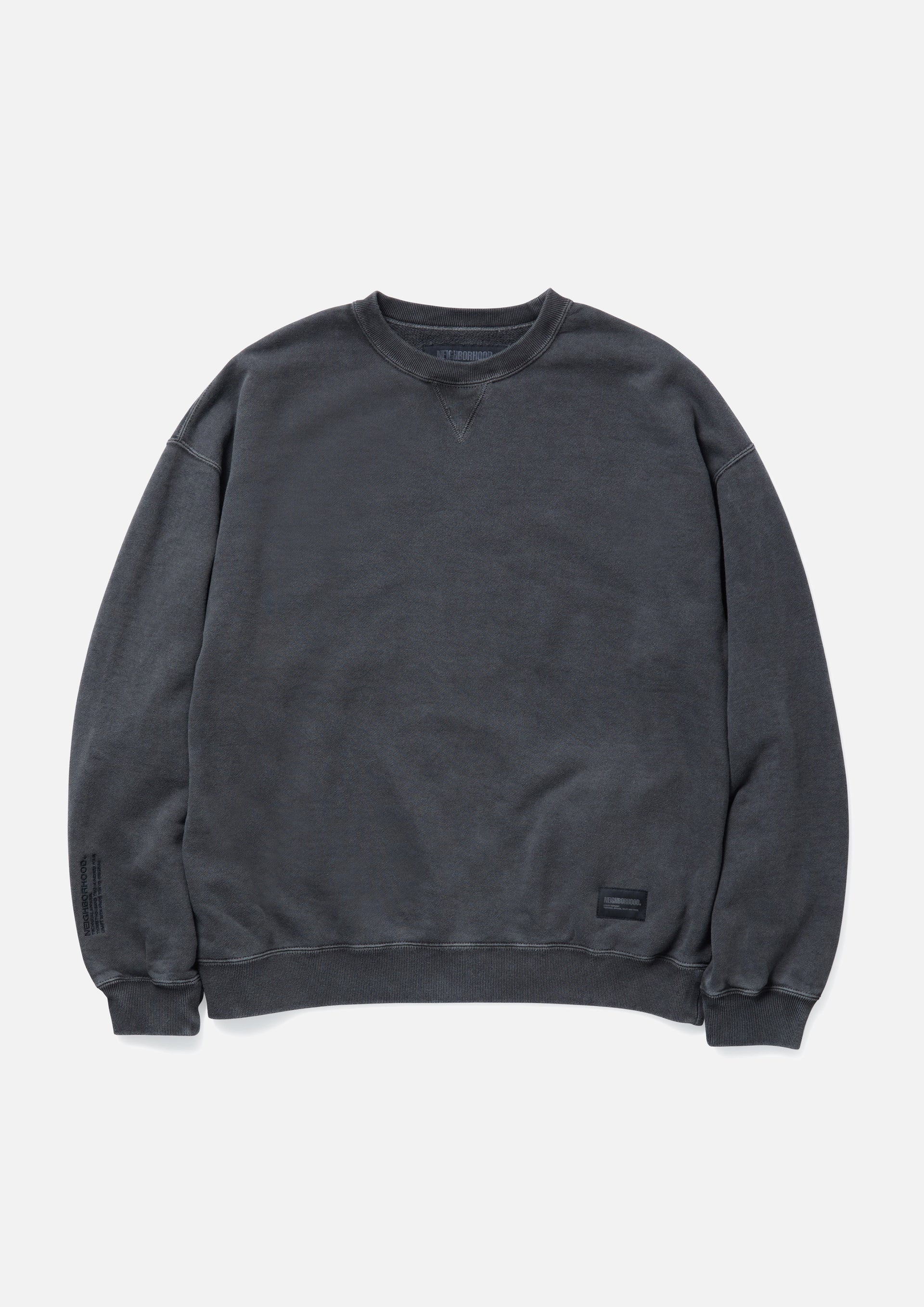 NEIGHBORHOOD Pigment Dyed Sweatshirt LS Burgundy | HAVEN