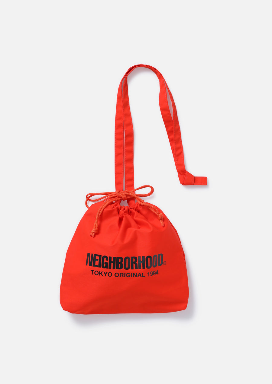 ネイバーフッド LOGO DRAWSTRING SHOULDER BAG ネイバーフッド LOGO DRAWSTRING SHOULDER BAG