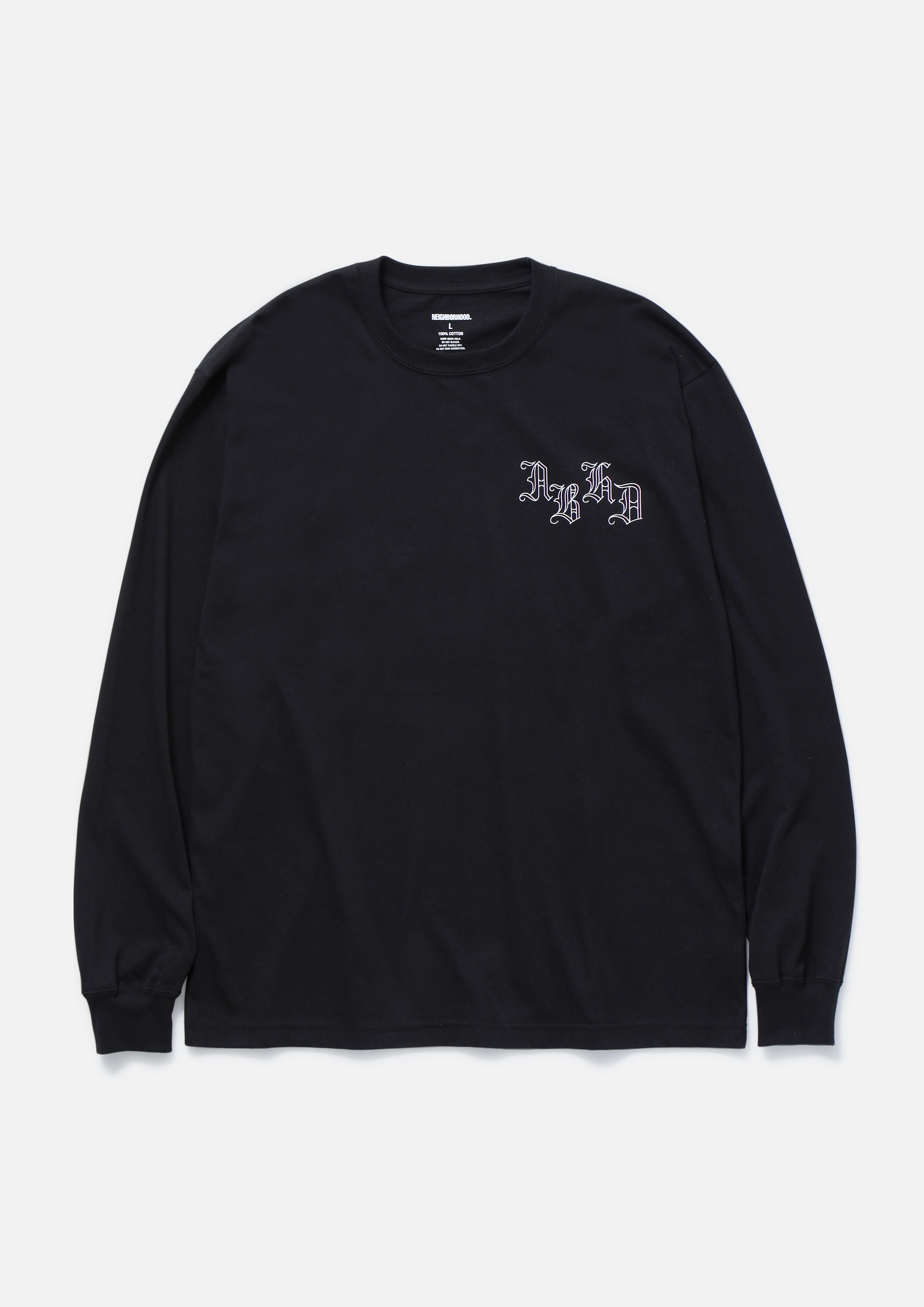 サイズL NEIGHBORHOOD NH . TEE SS-1 BLACK NH . TEE LS-5