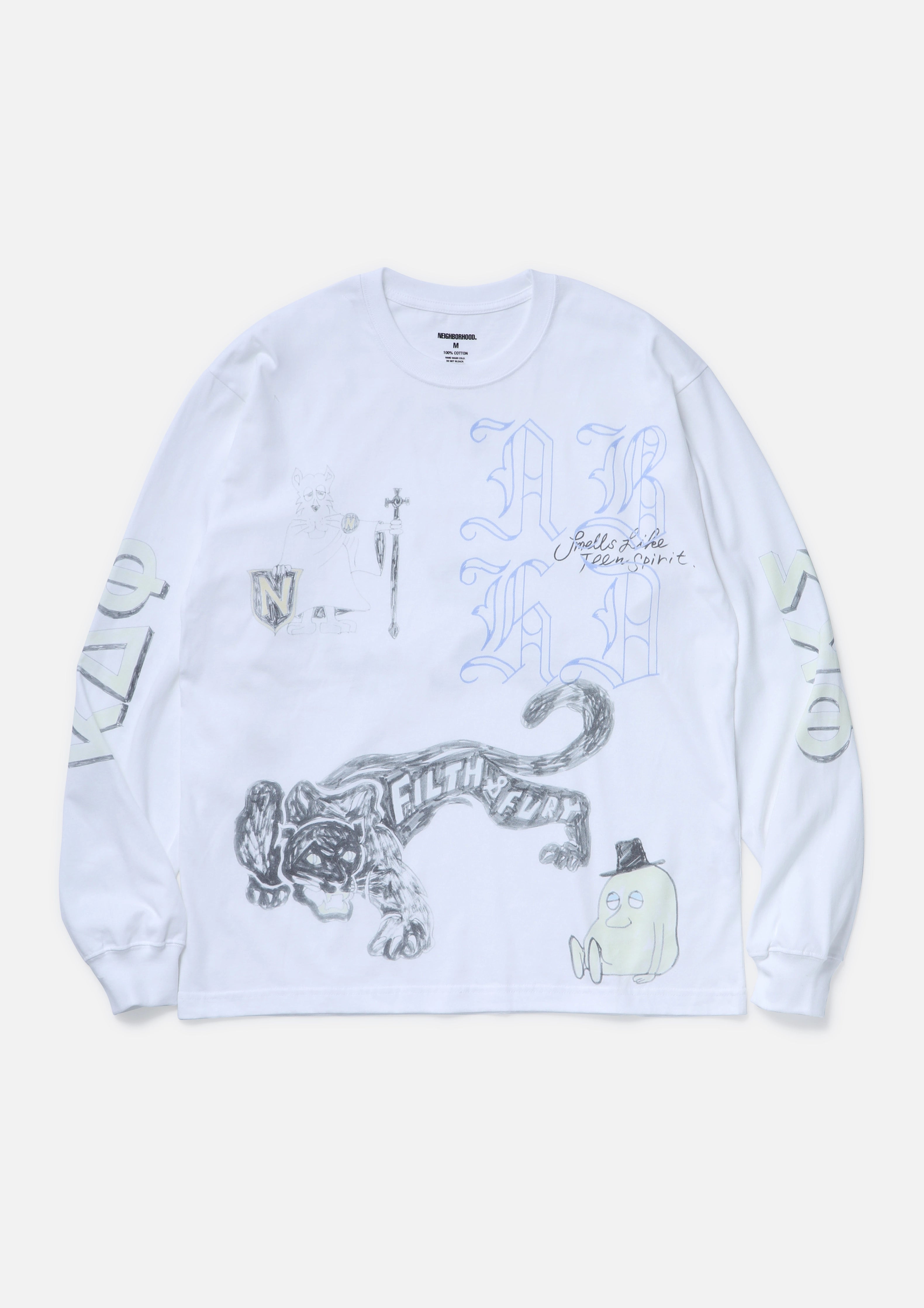 NEIGHBORHOOD NH.TEE LS-9 ブラック NH . TEE LS-9