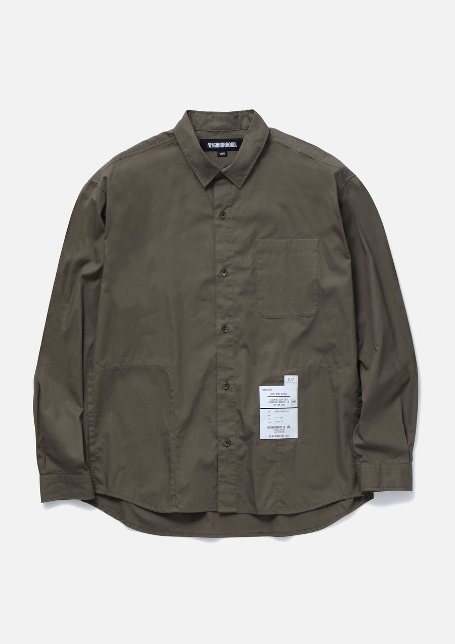 NEIGHBORHOOD Puff Shirt LS Gray NEIGHBORHOOD Puff Shirt LS Gray