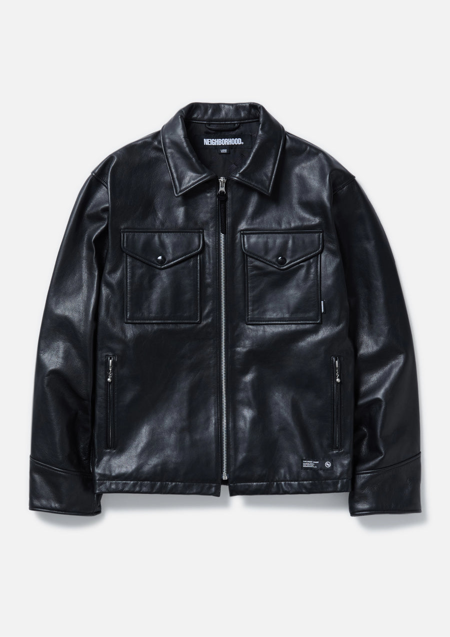 ネイバーフッド25ss ポリスマンレザージャケット ネイバーフッド25ss ポリスマンレザージャケット