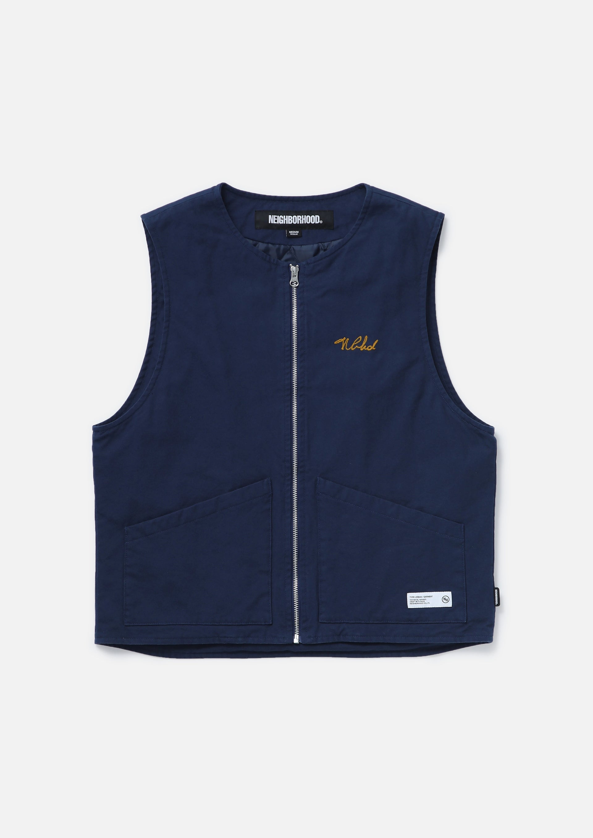 Neighborhood Men's Padded Work Vest in Black Neighborhood